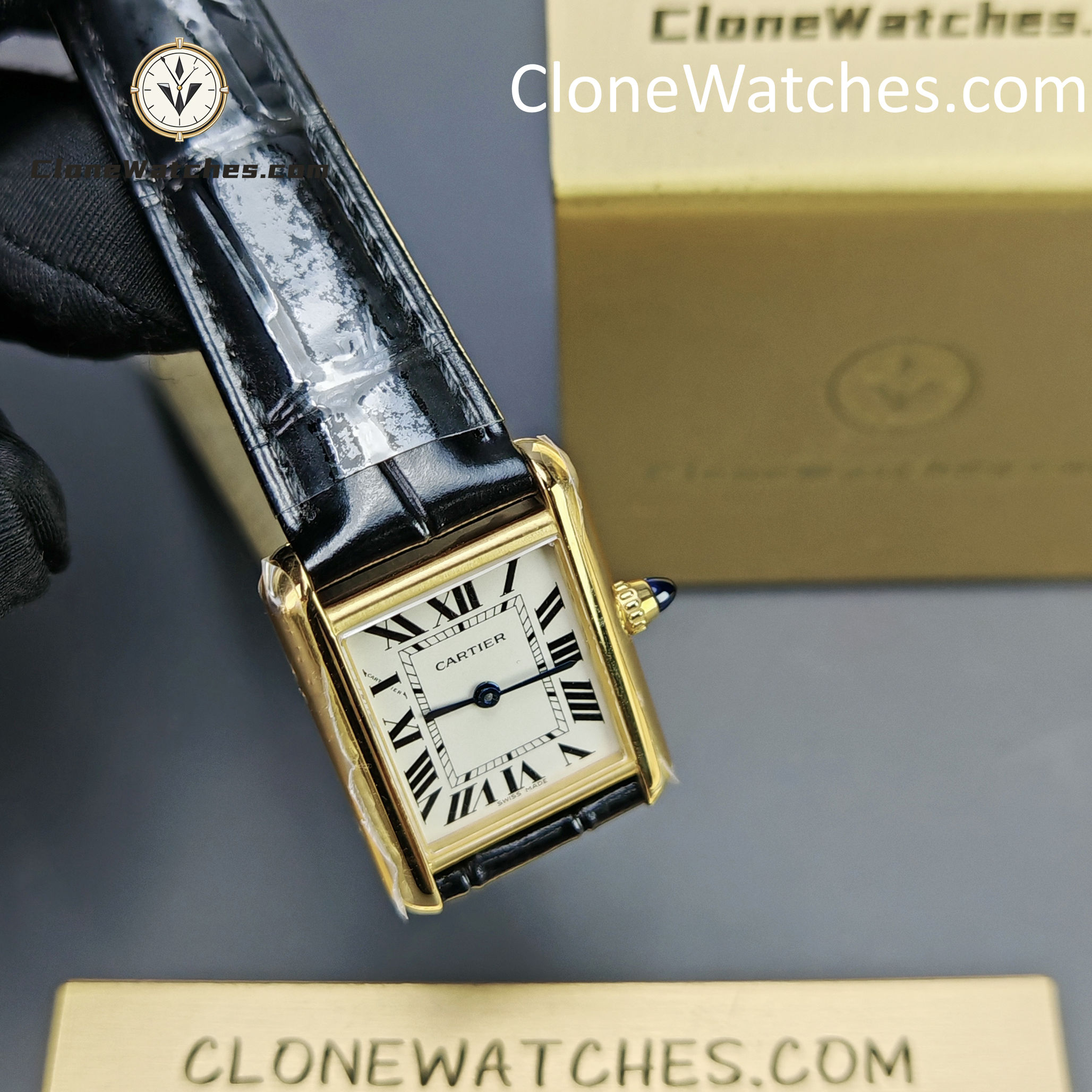 Cartier Super Clone Watches 1:1 Tank Louis Small model quartz movement 29.5 x 22MM WGTA0342
