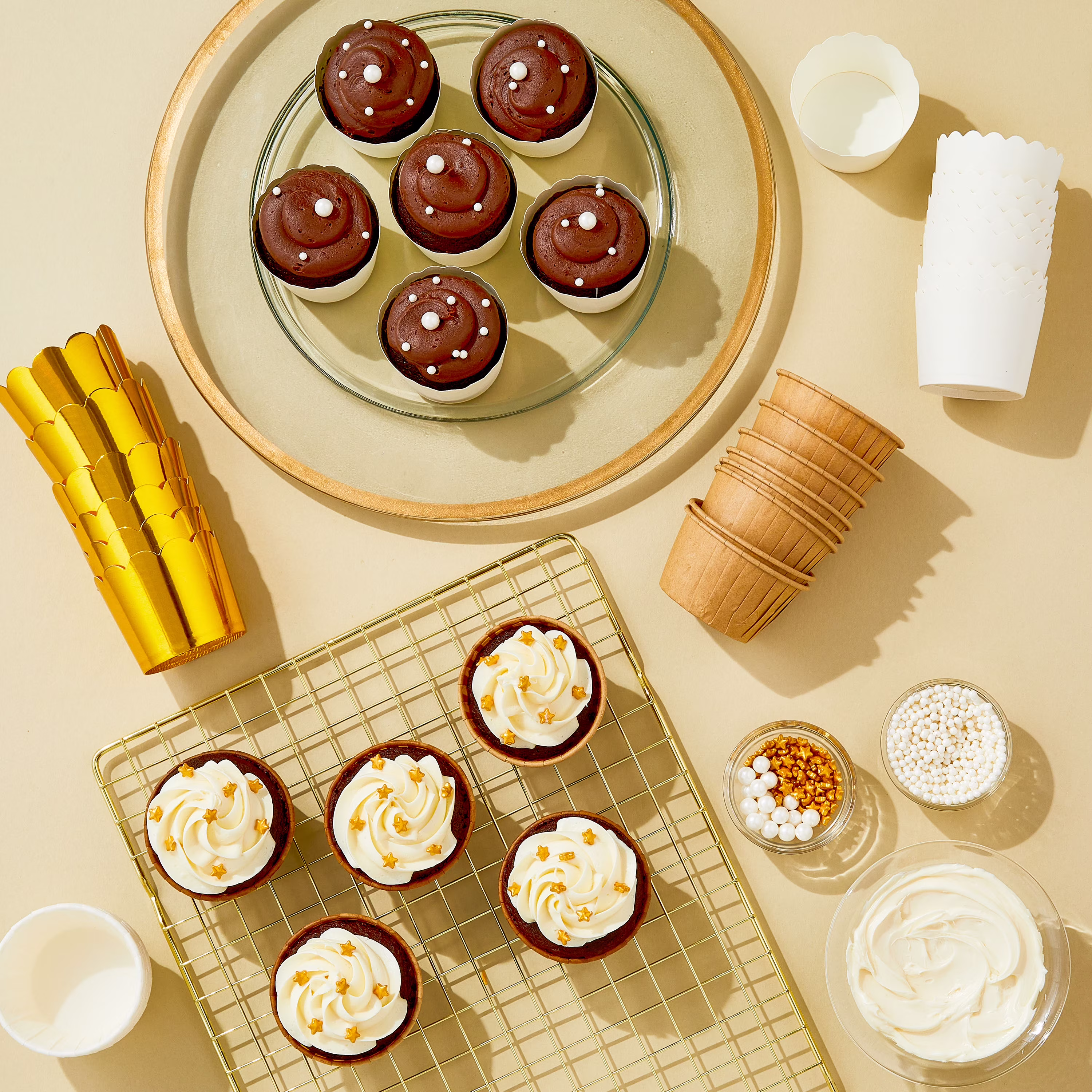 Gold Baking Cups, 24 Count, by Way To Celebrate