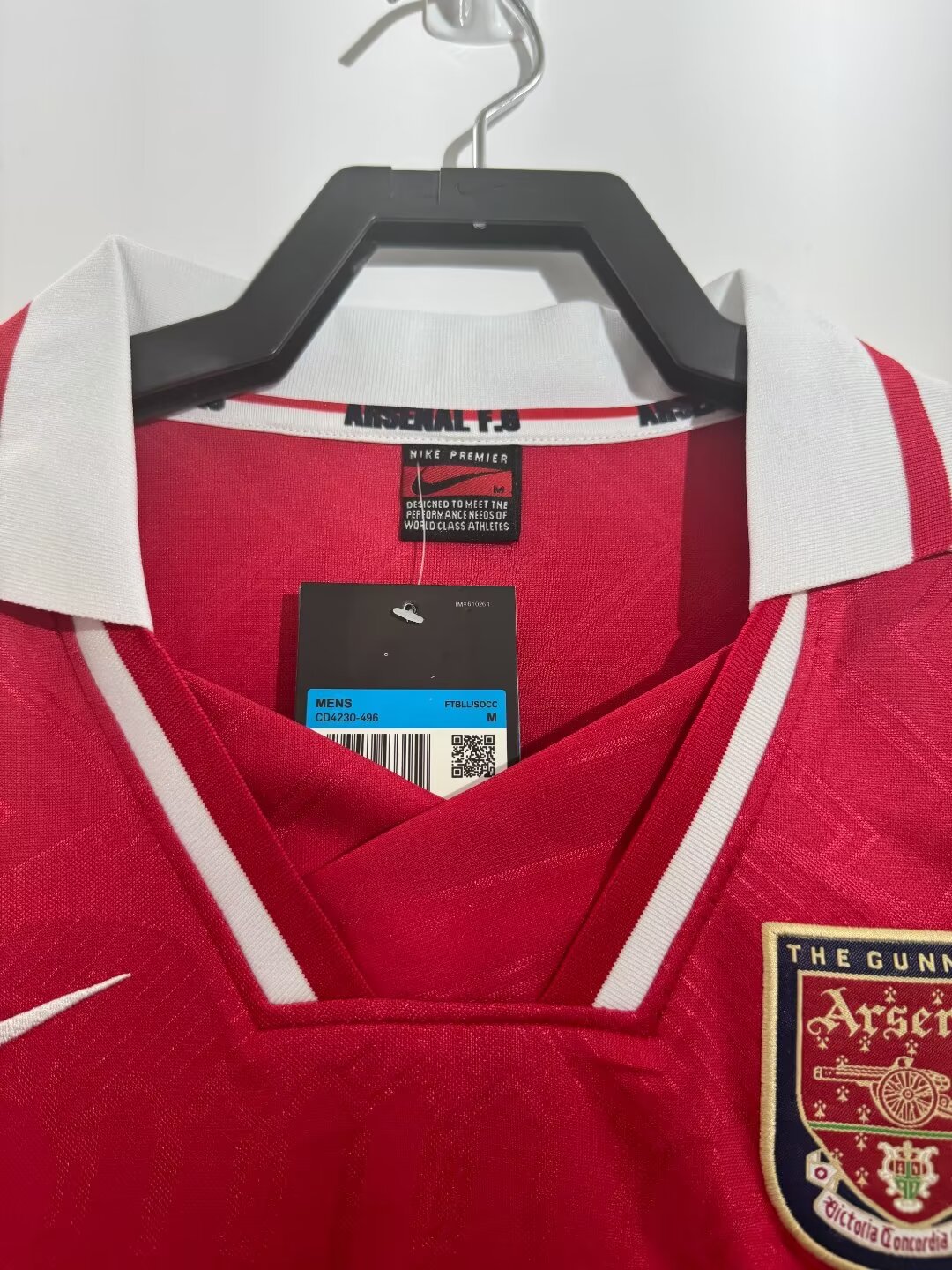 1996/97 Arsenal Home Retro Jersey 1:1 Thai Quality-Fans