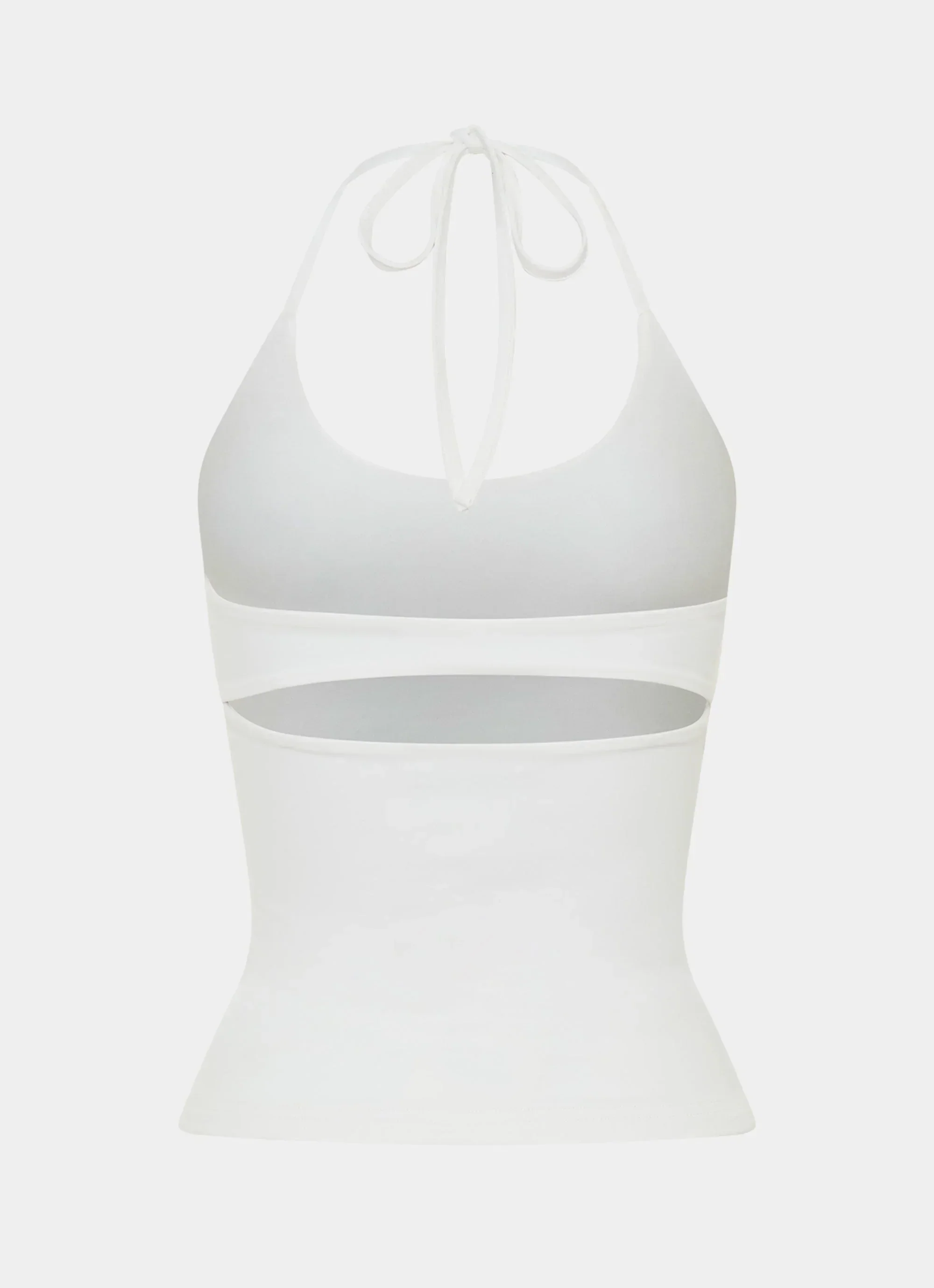 Chauncey Halter Top - White
