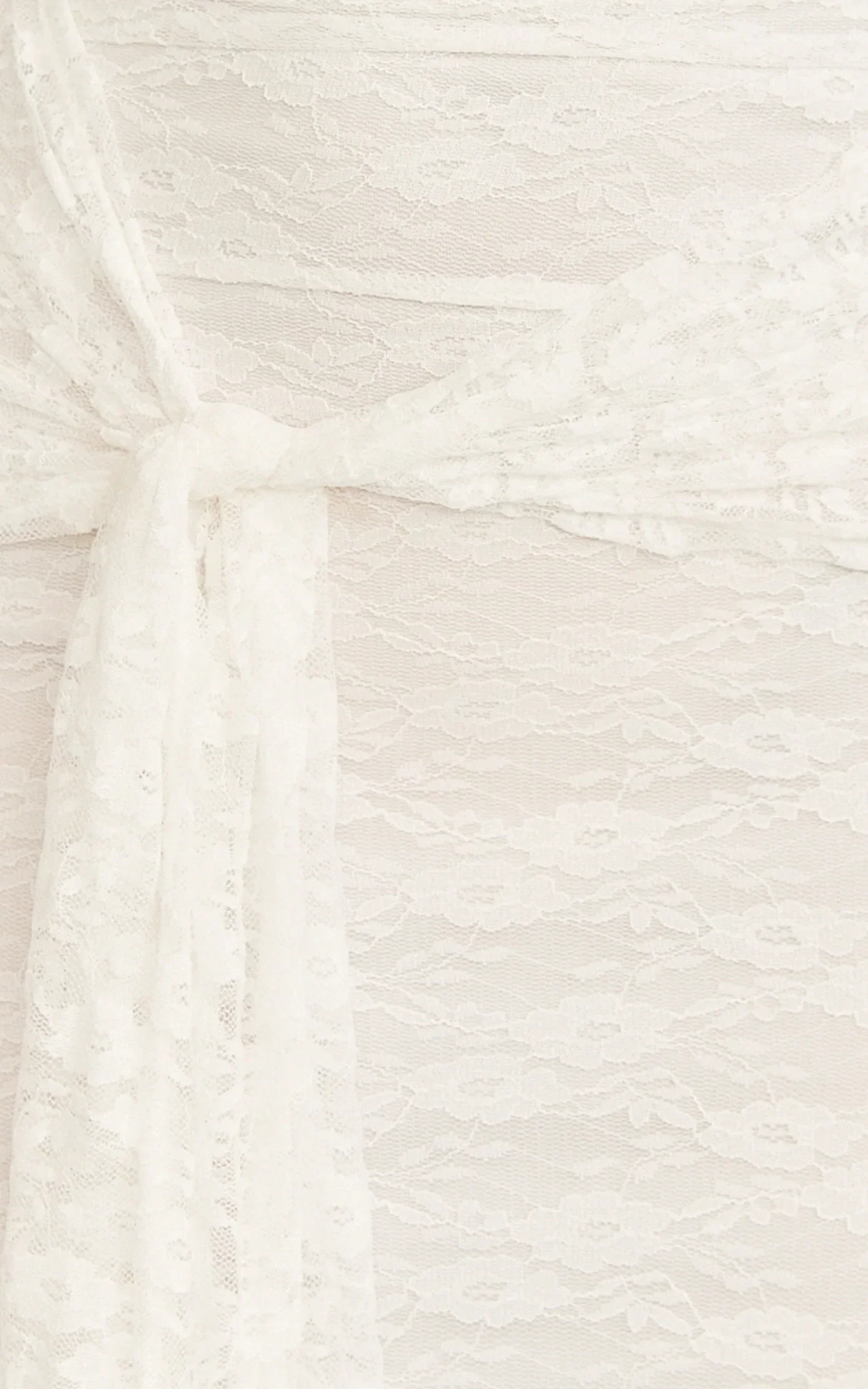 Melville Maxi Dress - Off Shoulder Long Sleeve Lace Dress in White