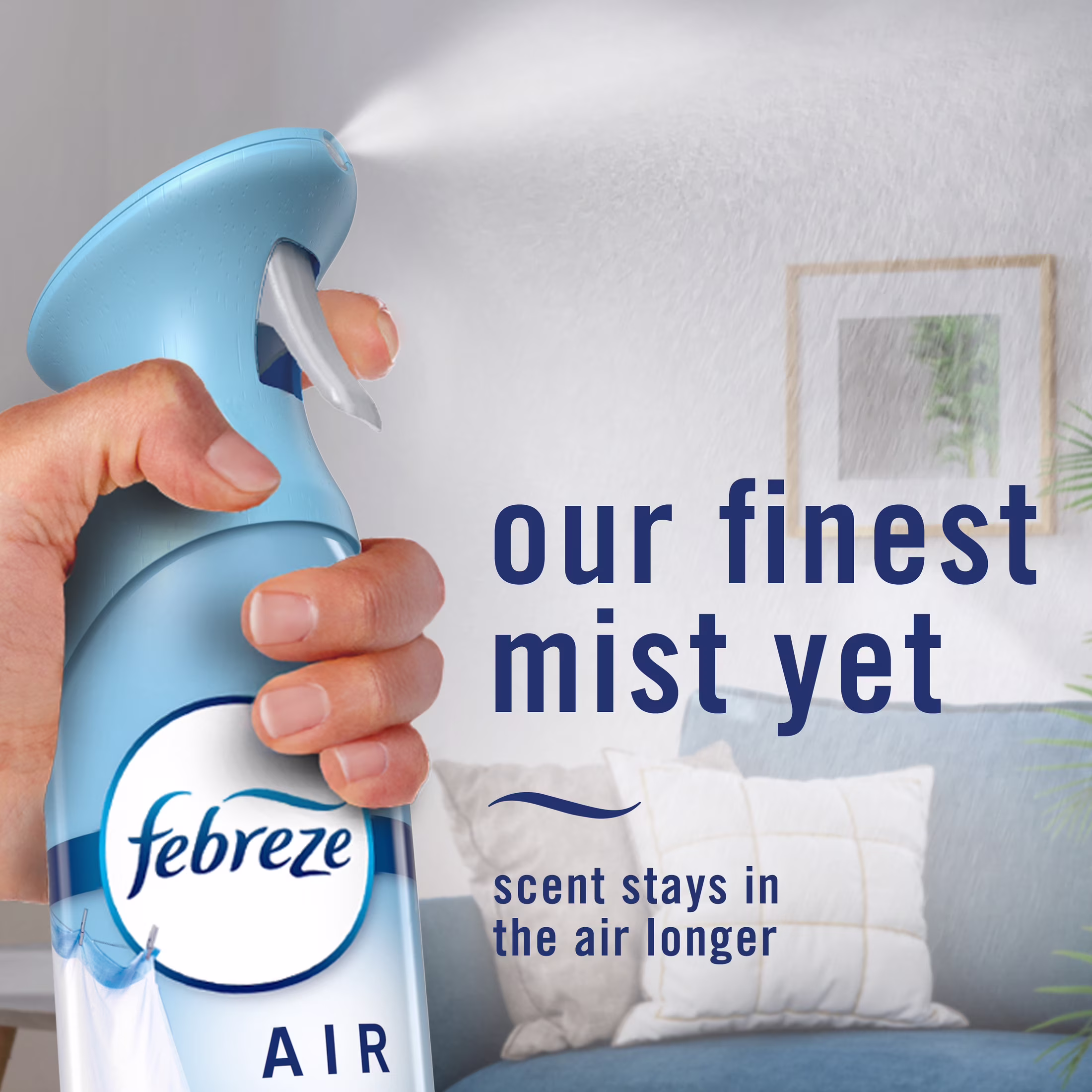 Febreze Air Mist Air Freshener Spray, Downy Calm, 8.1oz