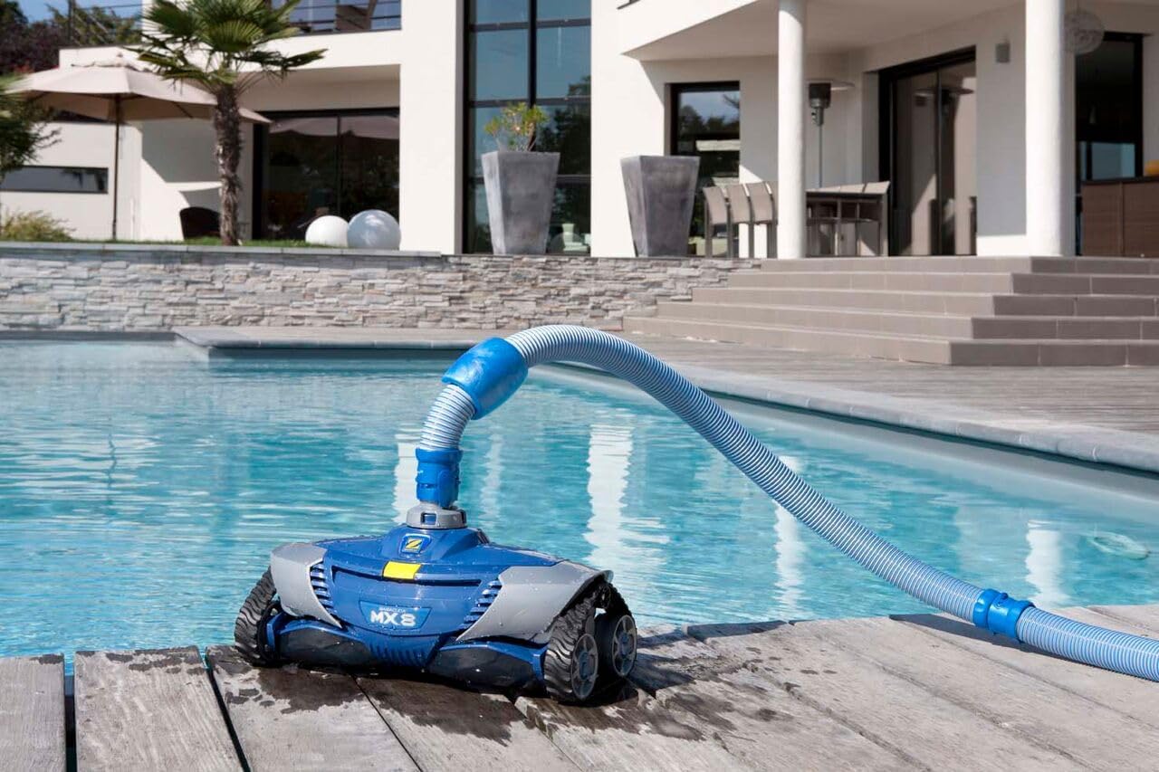 Robot piscine hydraulique MX8 fond parois aspiration mécanique piscines 12 x 6 m