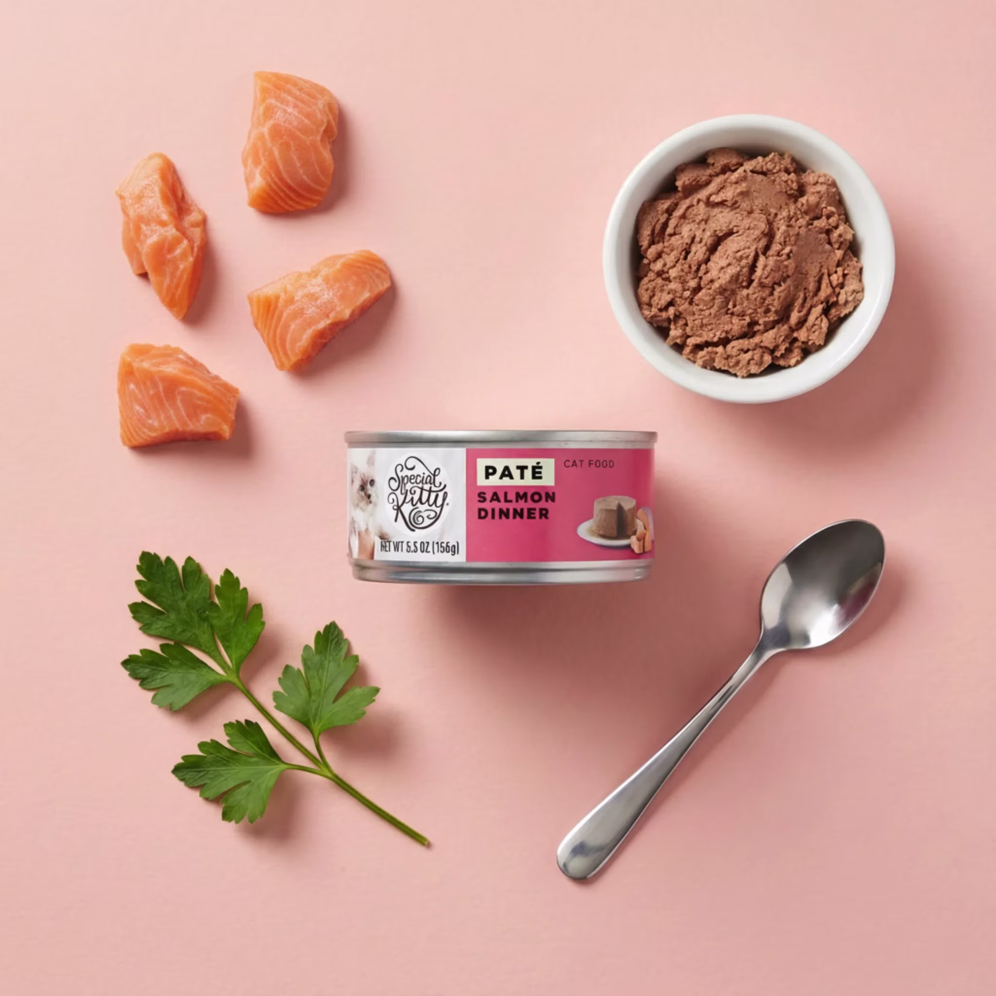 Special Kitty Salmon Dinner Pate Wet Cat Food, 5.5 oz Can