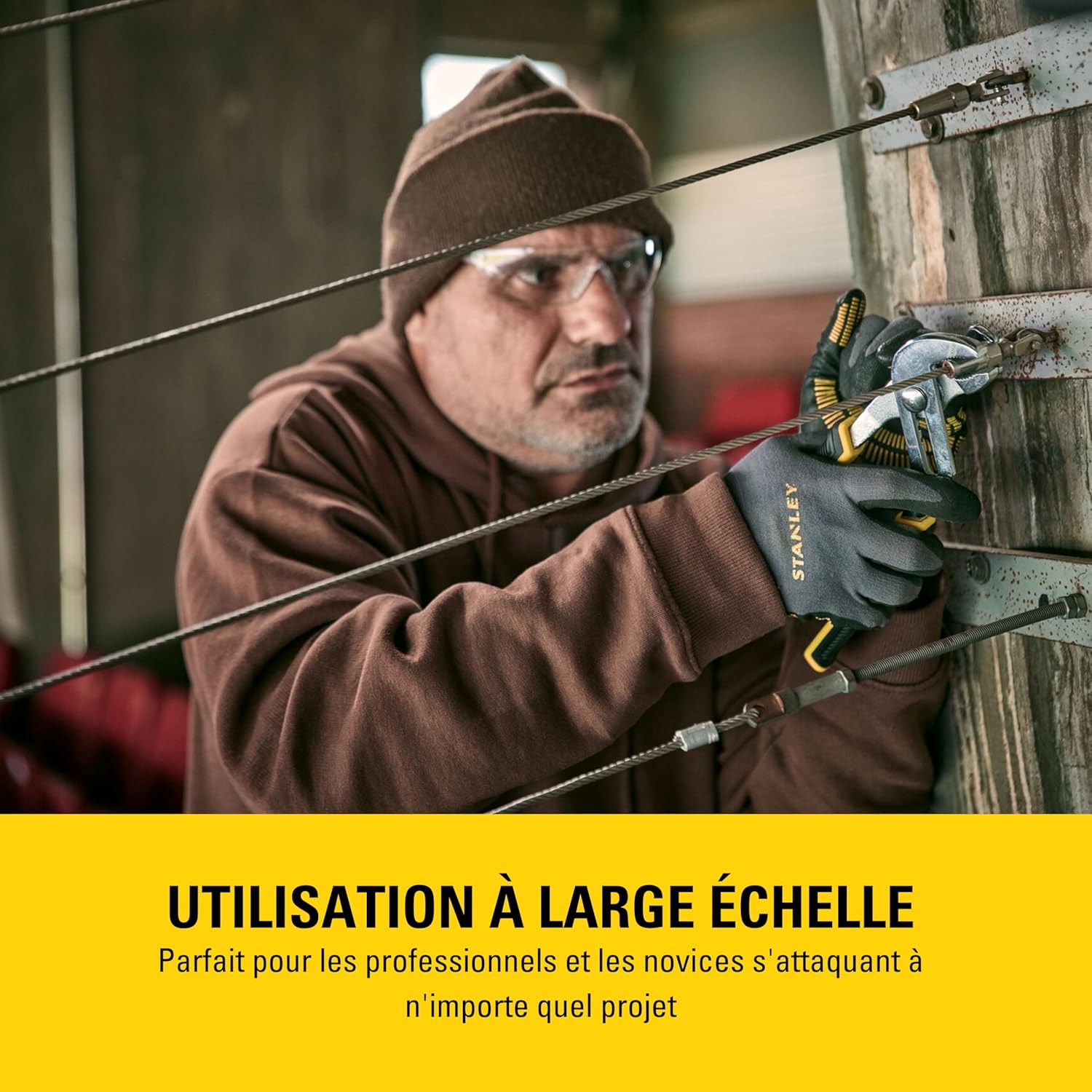 Valise maintenance 142 pièces outils serrage vissage coupe mesure