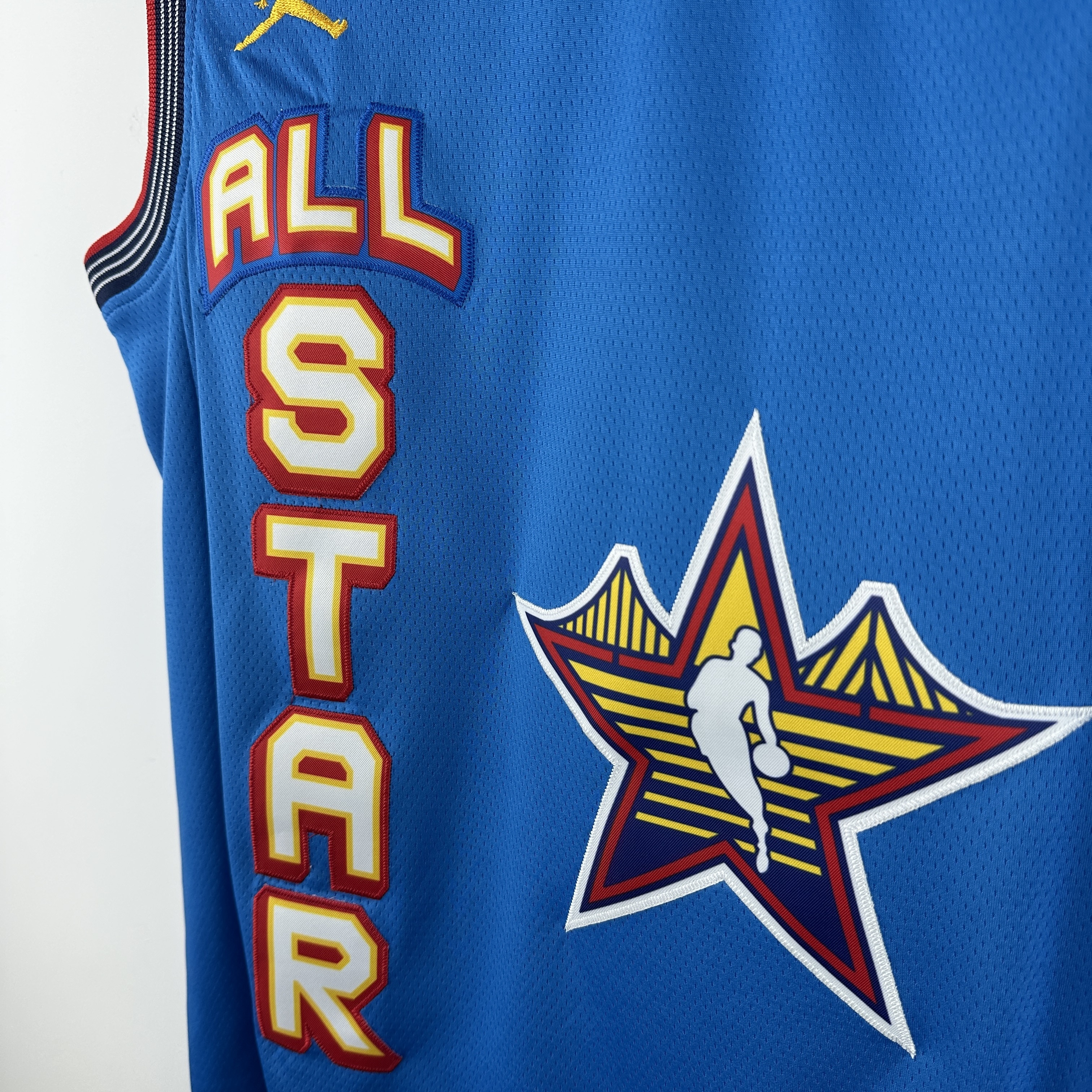 Embroidered 25th season All-Star Blue No. 23 James