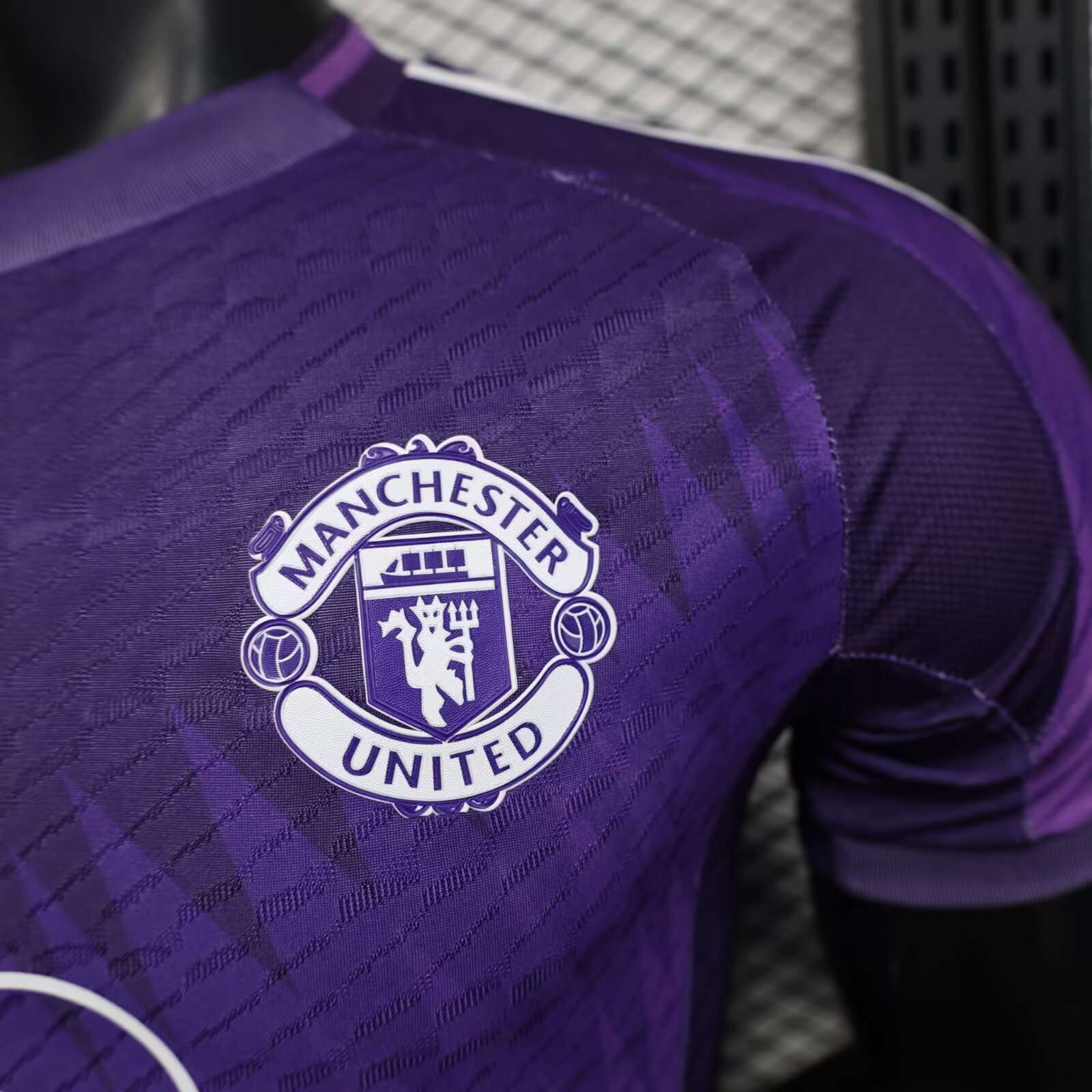2025-26 New Season Manchester United Special Edition Purple Jersey - Player Edition