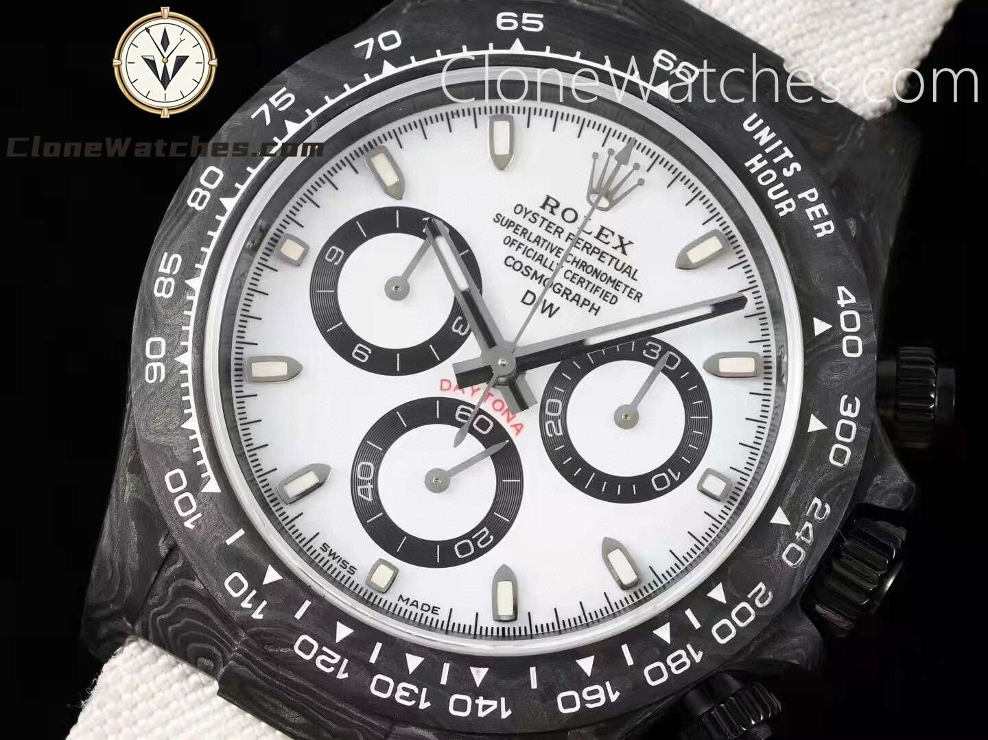 Modified Super Clone Watches 1:1 DiW Rolex Daytona IRBIS Quartz Fiber