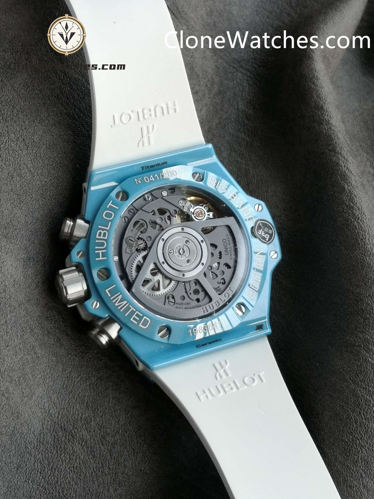 Hublot Super Clone Watches 1:1 BIG BANG UNICO SKY BLUE 42MM 441.EX.5120.RX