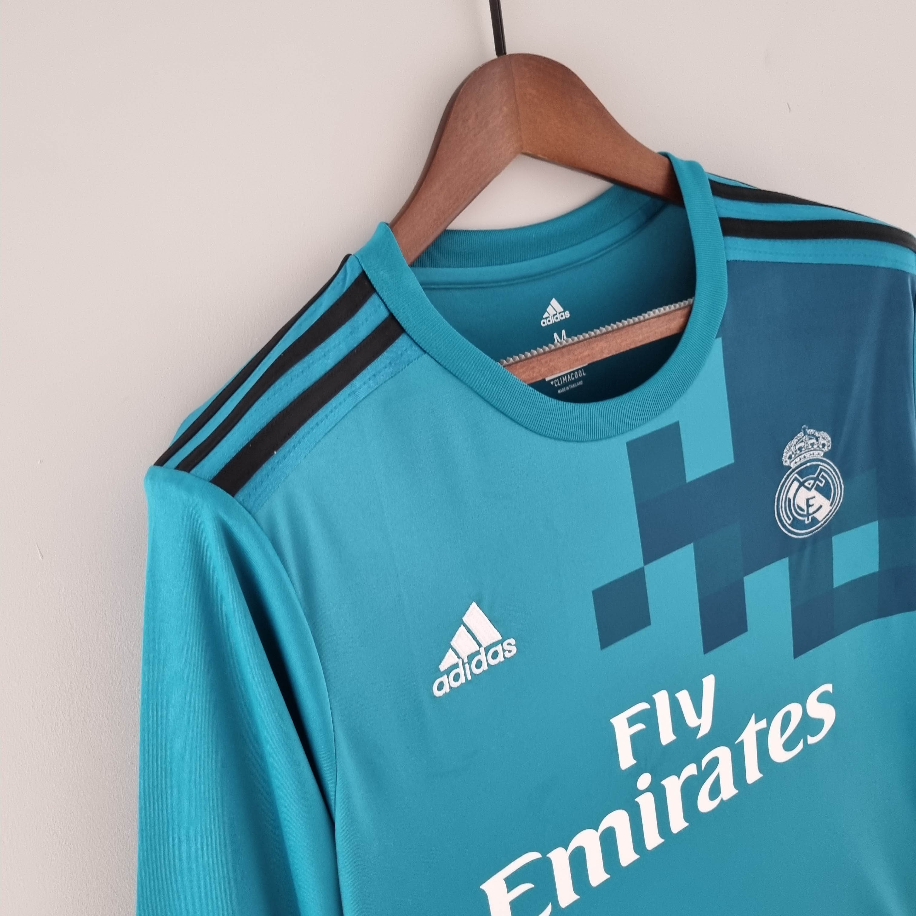 2017/2018 Retro Long Sleeve Real Madrid Third Away - Fans Edition