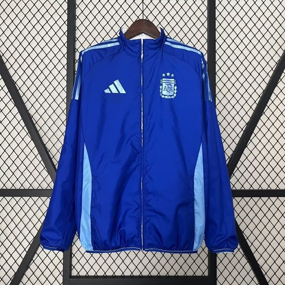 2024 Argentina Double-Sided Jacket (White-Blue) 1:1 Thai Quality