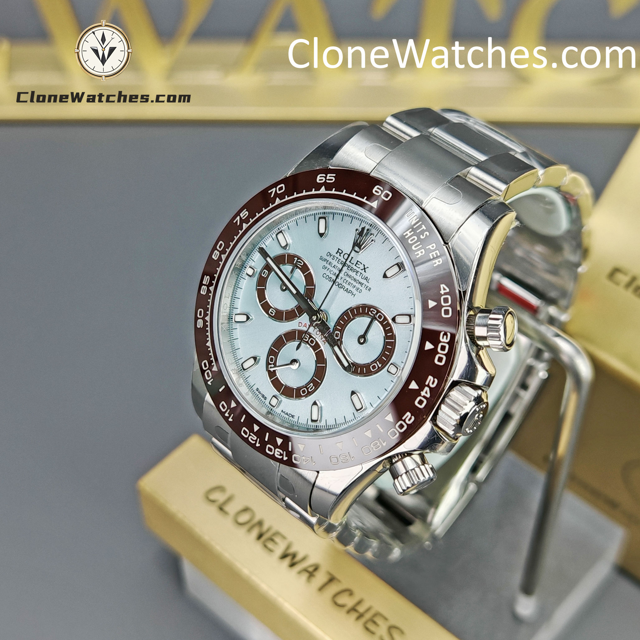 Rolex Super Clone Watches 1:1 ICE BLUE Daytona m116506-0001 4130 Movement