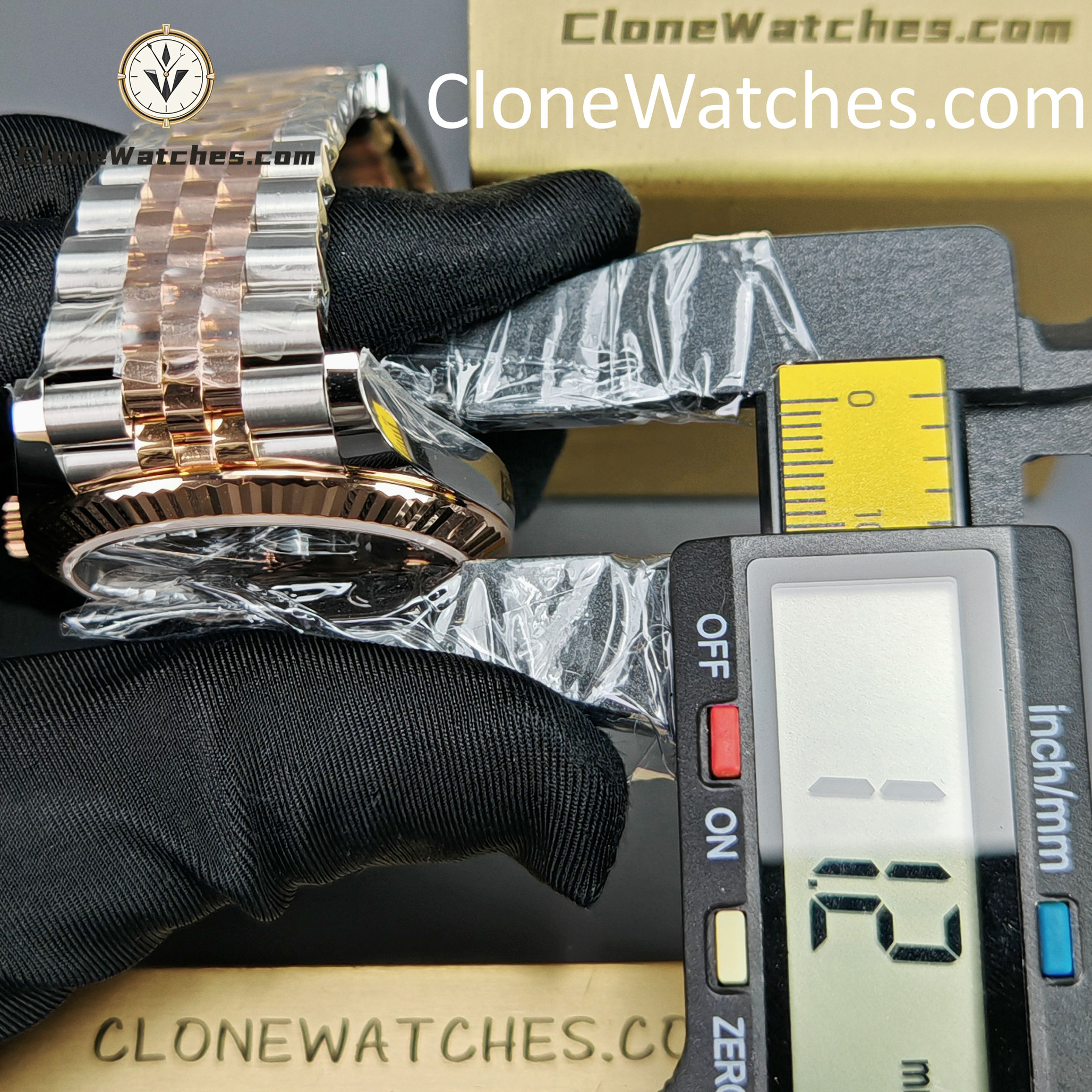 Rolex Super Clone Watches 1:1 DateJust Chocolate Diamond Dial Jubilee 41MM M126331-0004 3235 Movement