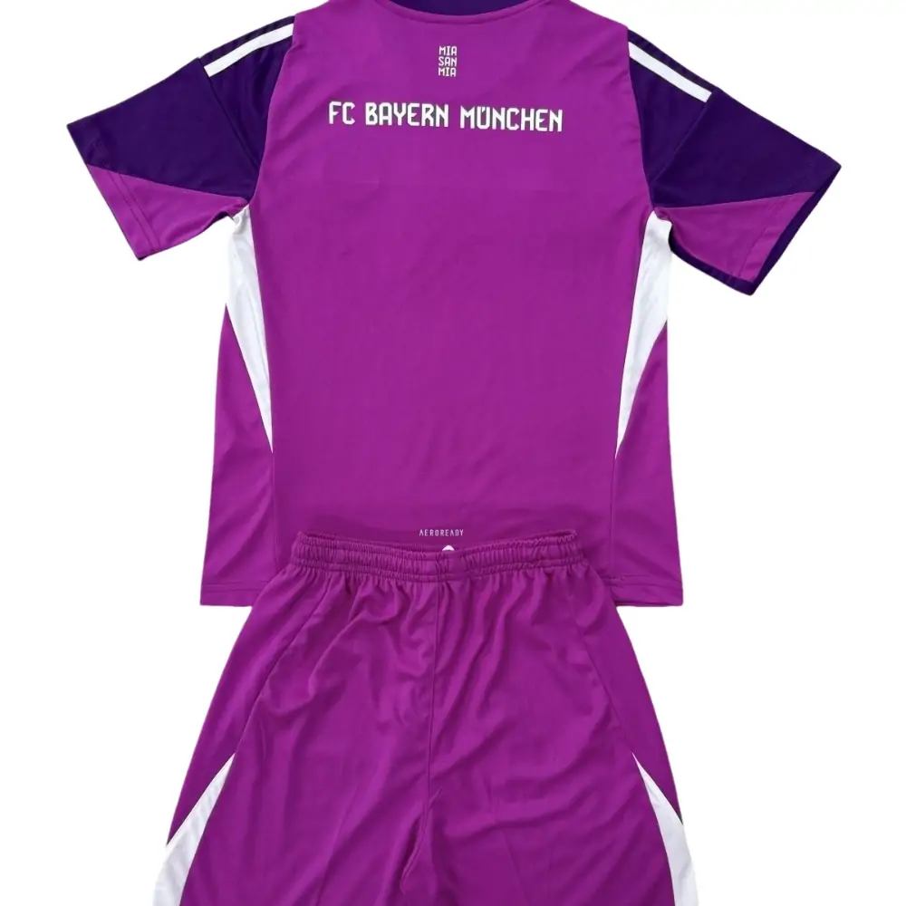 2025-26 Bayern GK4 Short Sleeve Jersey - Children's suit Fans Edition