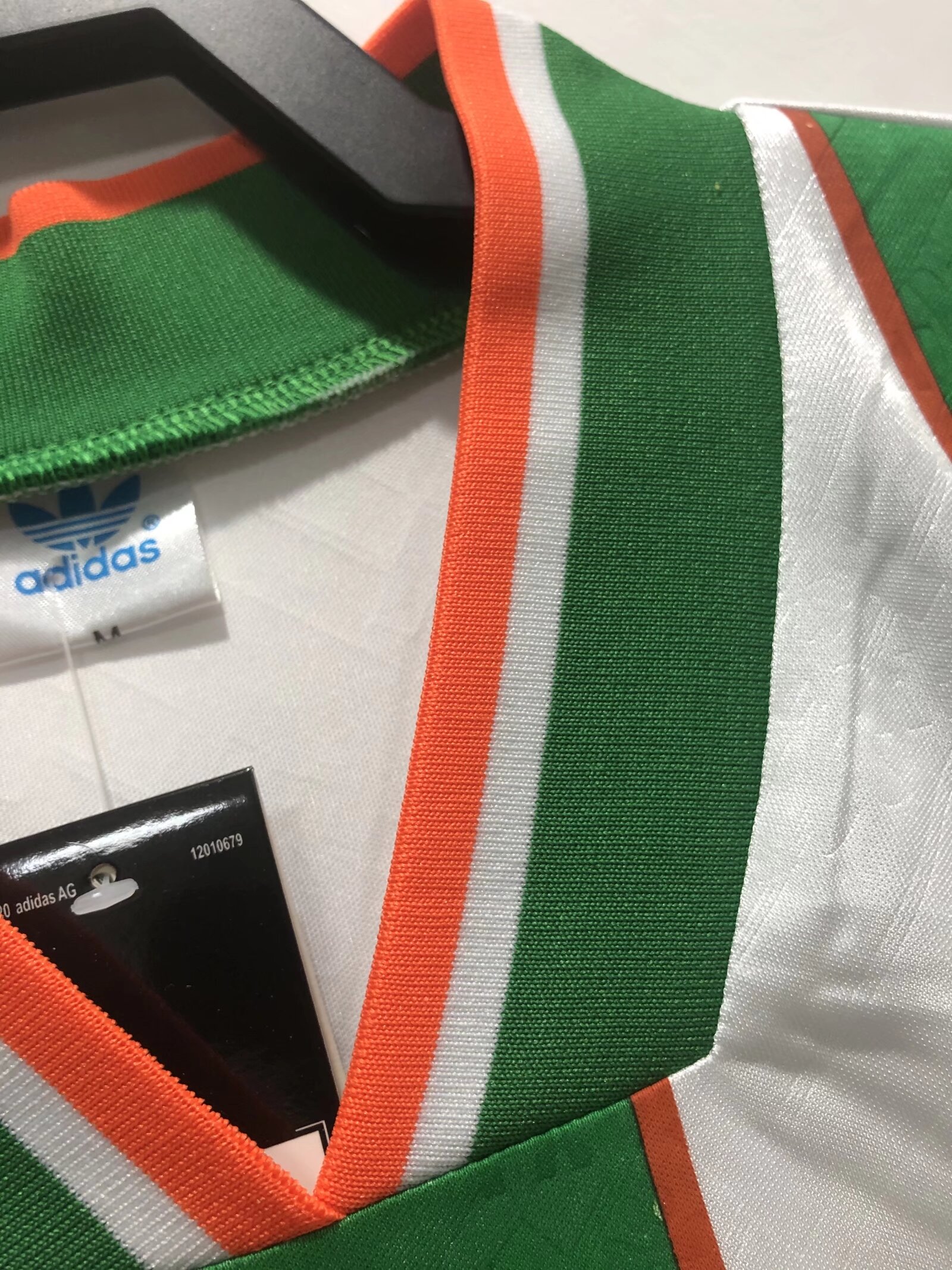 1994 vintage Ireland away jersey with advertising