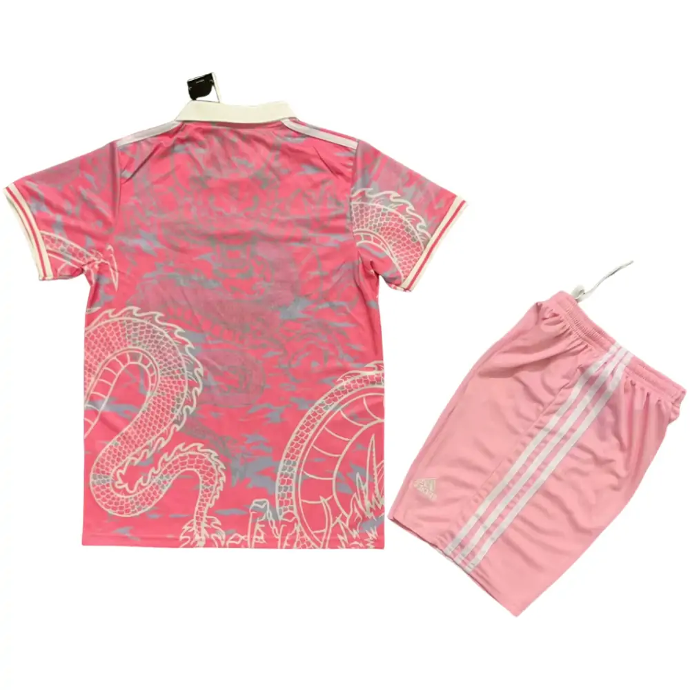 2025-26-Real Madrid Dragon Pink-Jersey-Children's Set