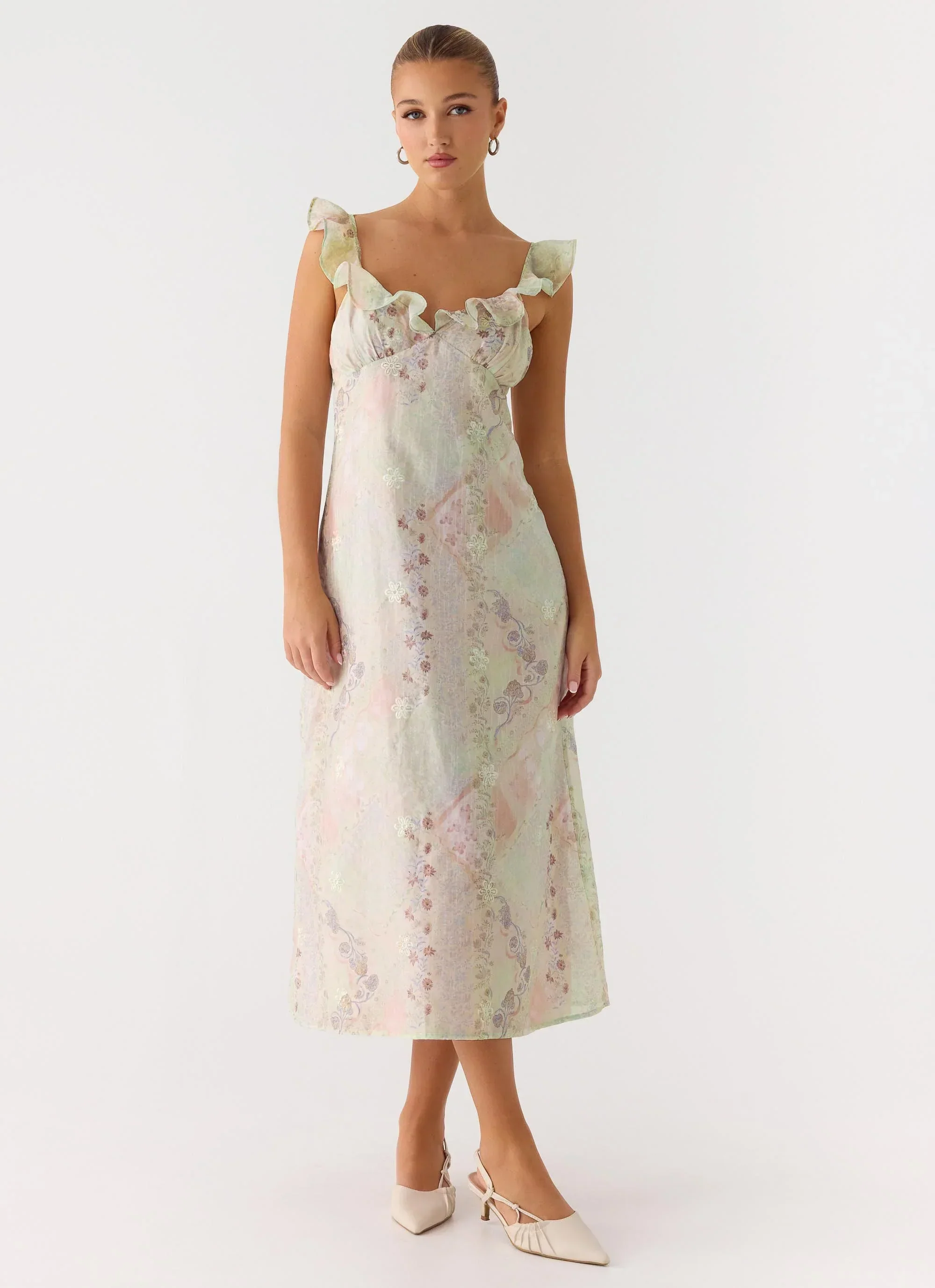 Europa Midi Dress - Mystic Paisley