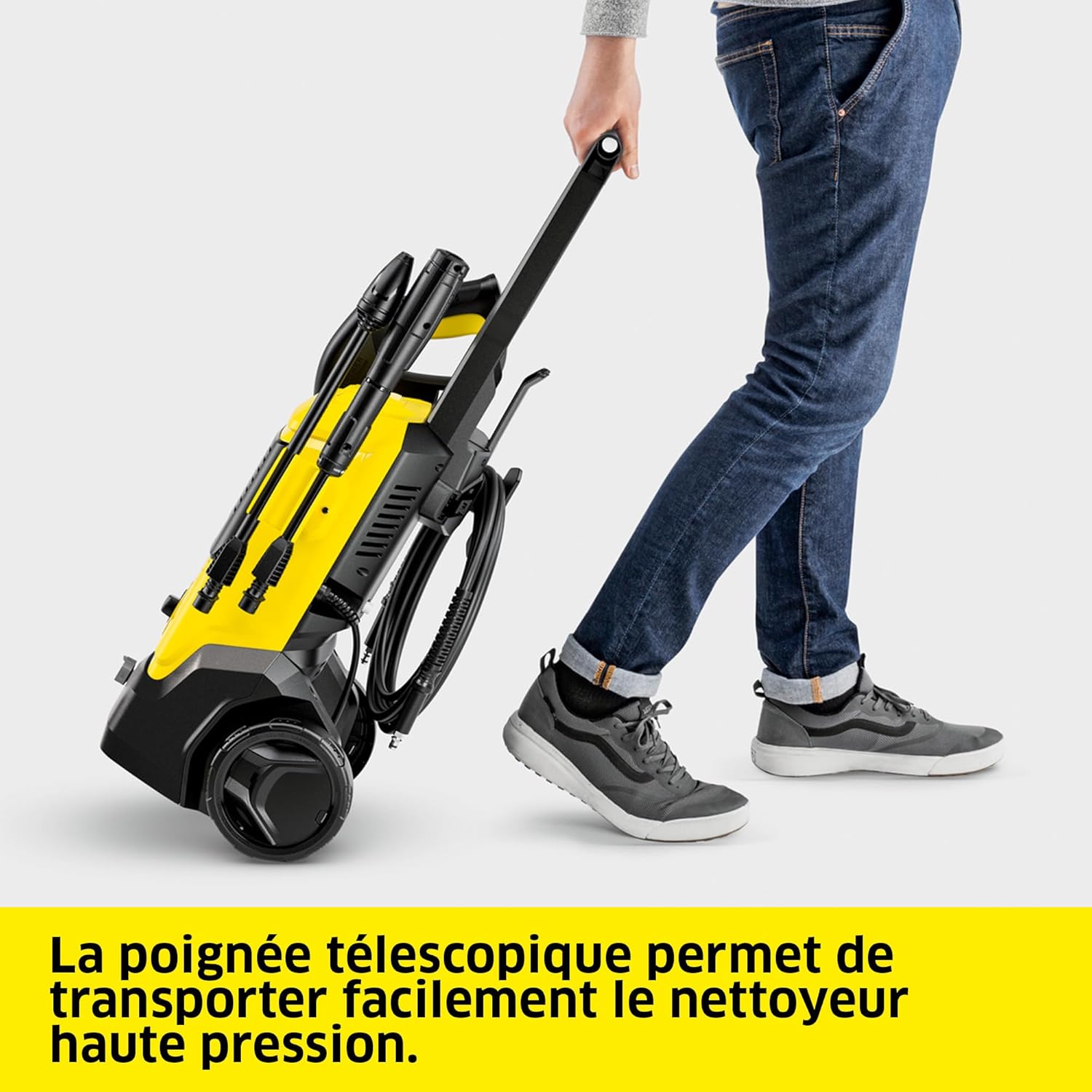 Nettoyeur haute pression K4 FJ Home 130 bar 420 l/h surface 30 m²/h accessoires inclus