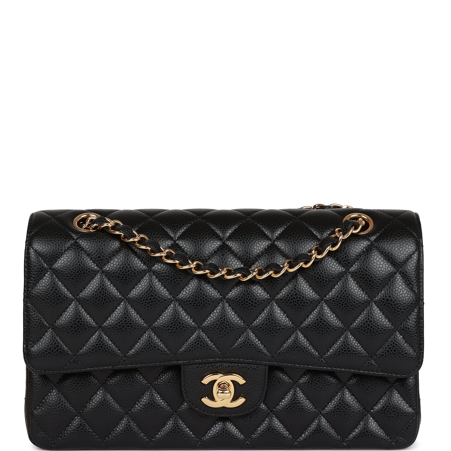 Chanel Classic Double Flap Bag Black Caviar