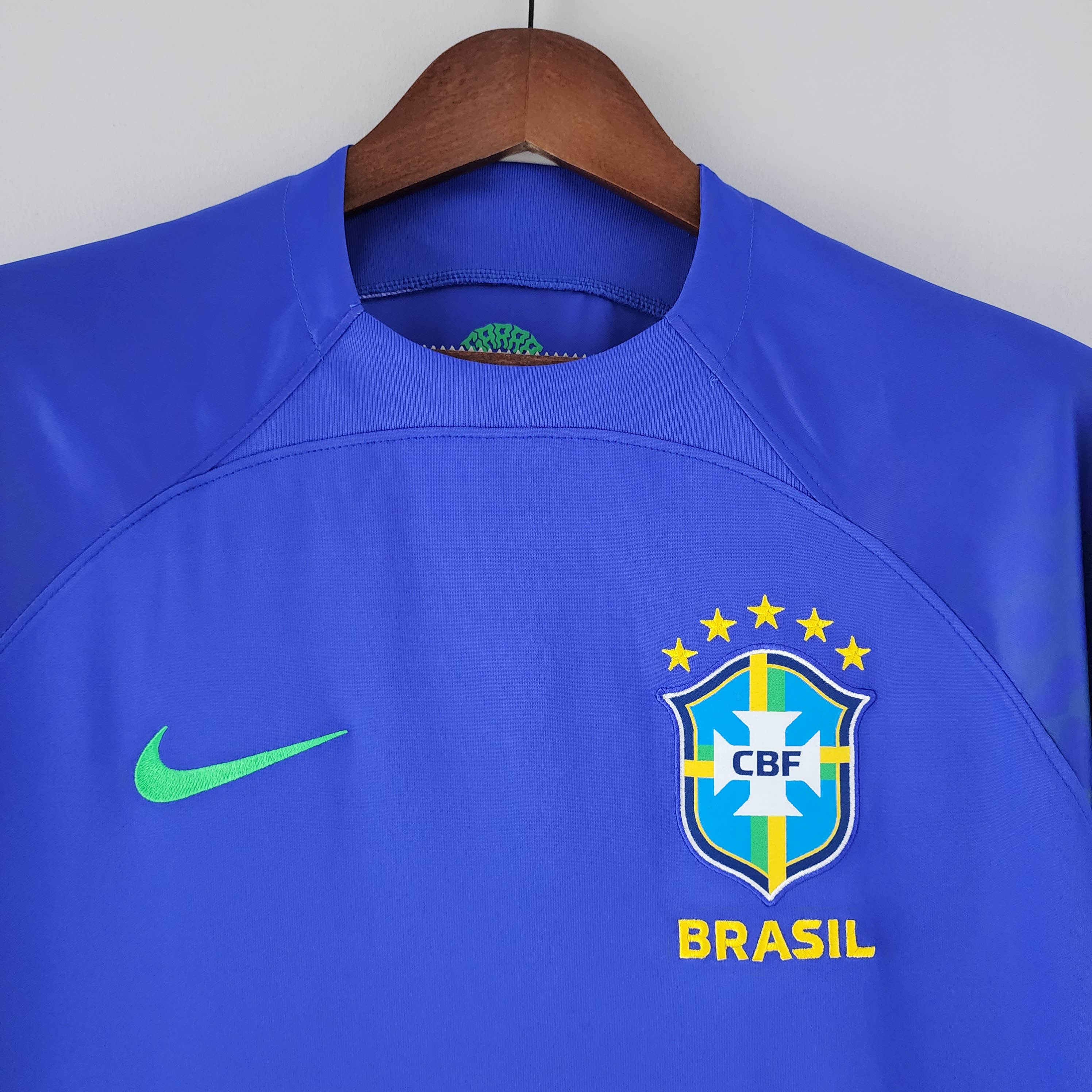 2022 World Cup Brazil Away Soccer Jersey-Fans Edition