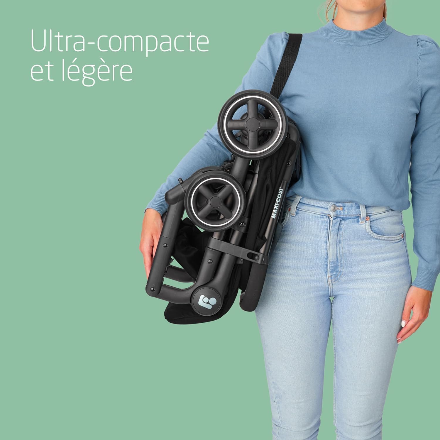 Poussette canne légère compacte 0 22 kg pliage automatique