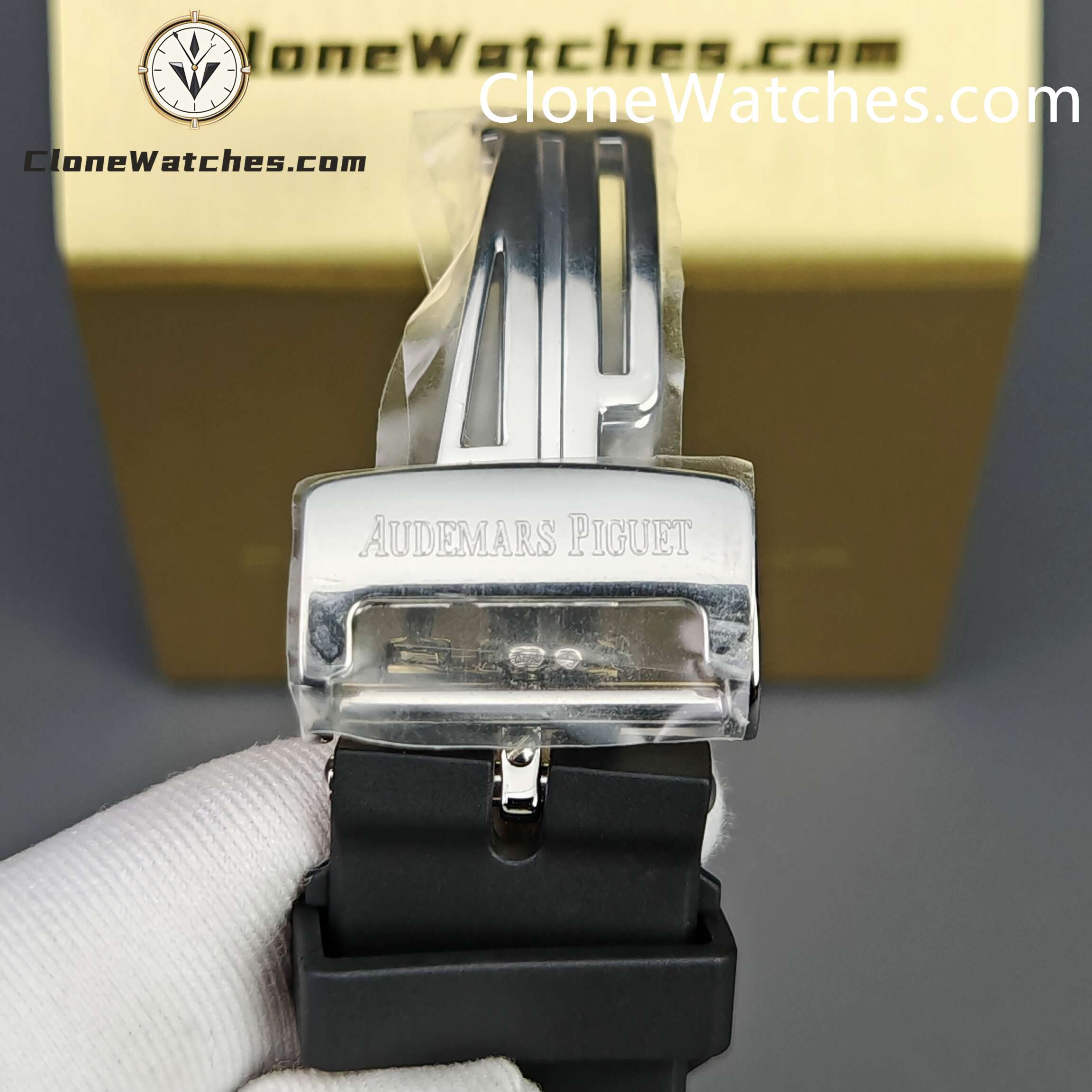 Audemars Piguet Super Clone Watches 1:1 Royal Oak 15400 Grey Dial Rubber Strap