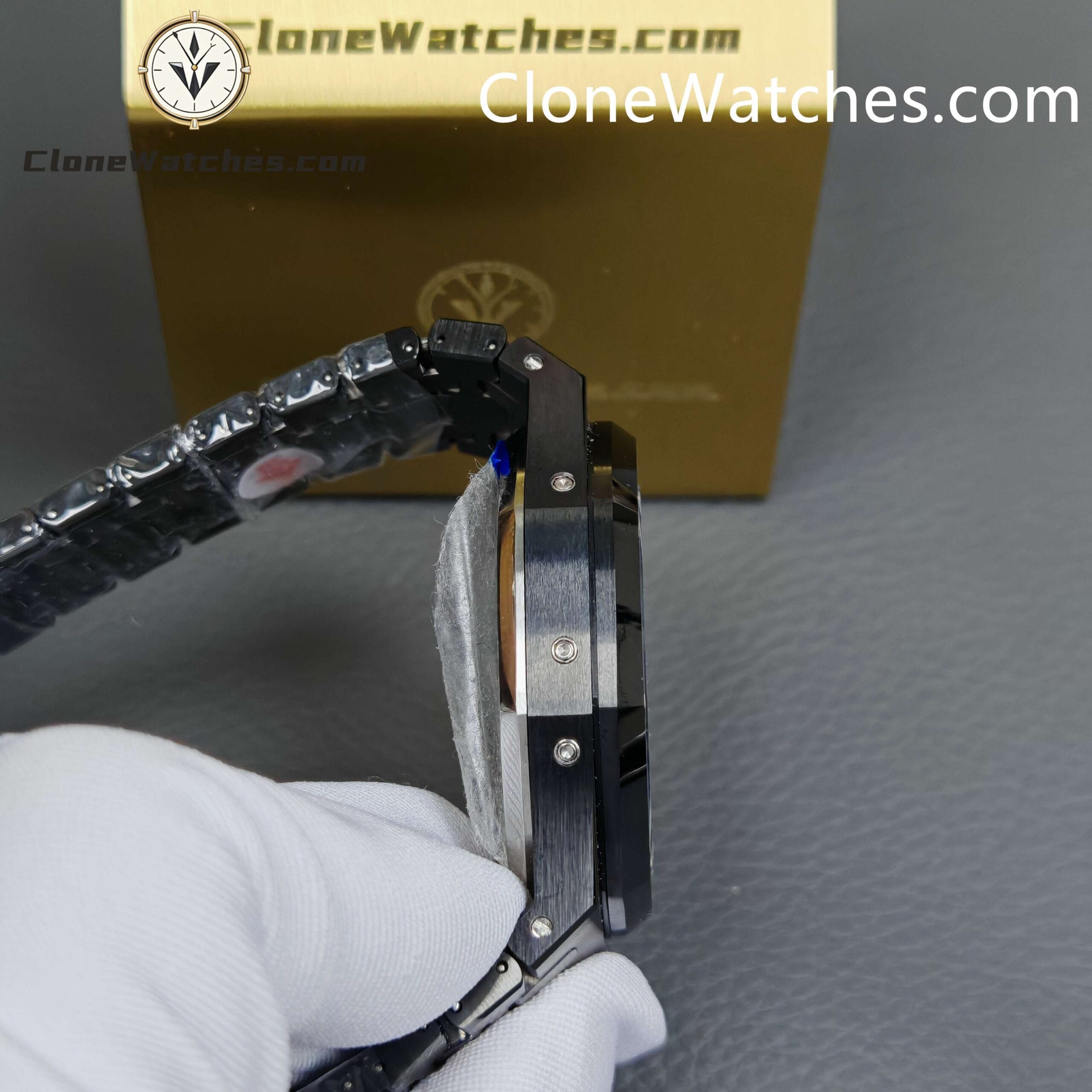 Audemars Piguet Super Clone Watches 1:1 Black Ceramic 26579 True Moon Phase