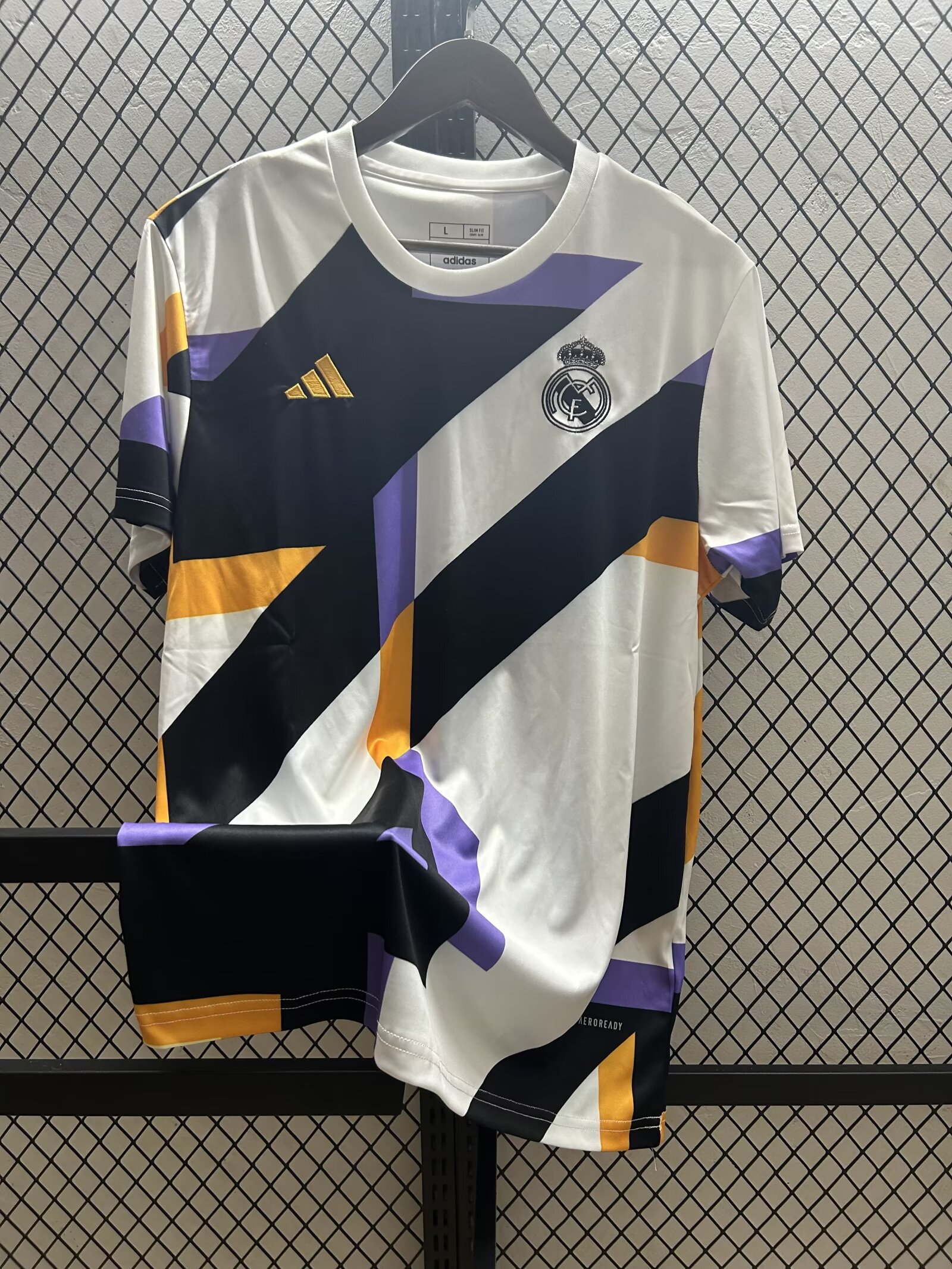 2023/24 Real Madrid pre-match training jersey - Fans Edition