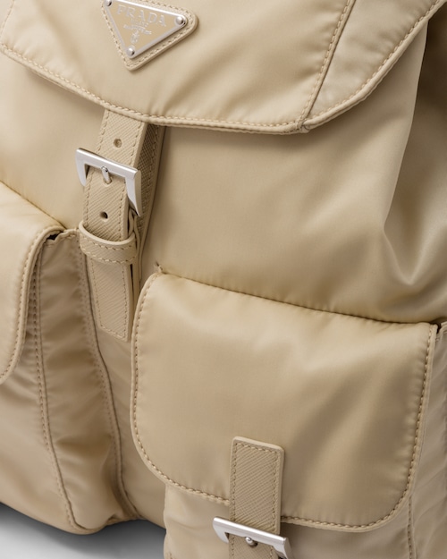 Prada Re-Nylon medium backpack - Desert Beige