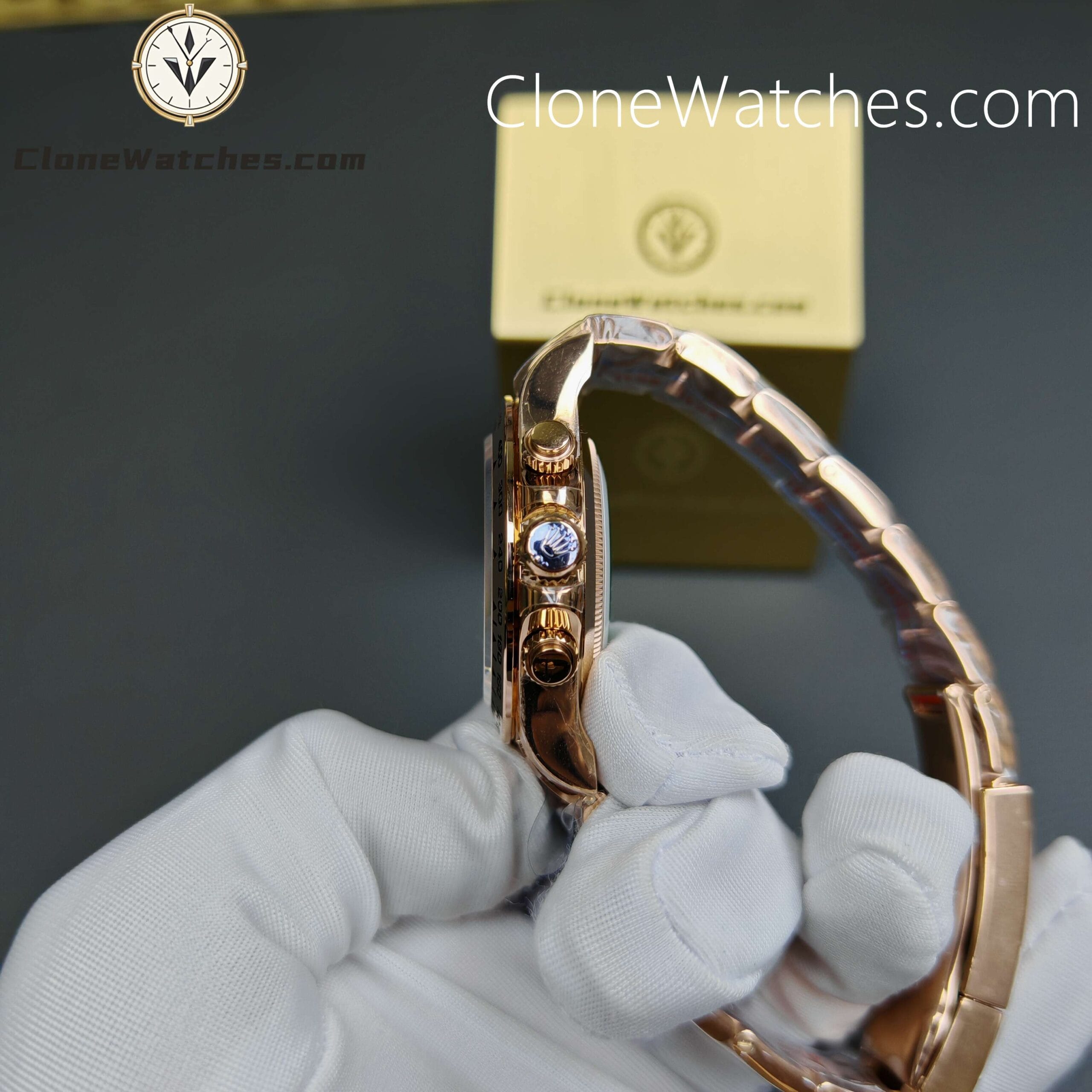Rolex Super Clone Watches 1:1 Daytona Crystal Dial 116505 – 0012 4130 Movement