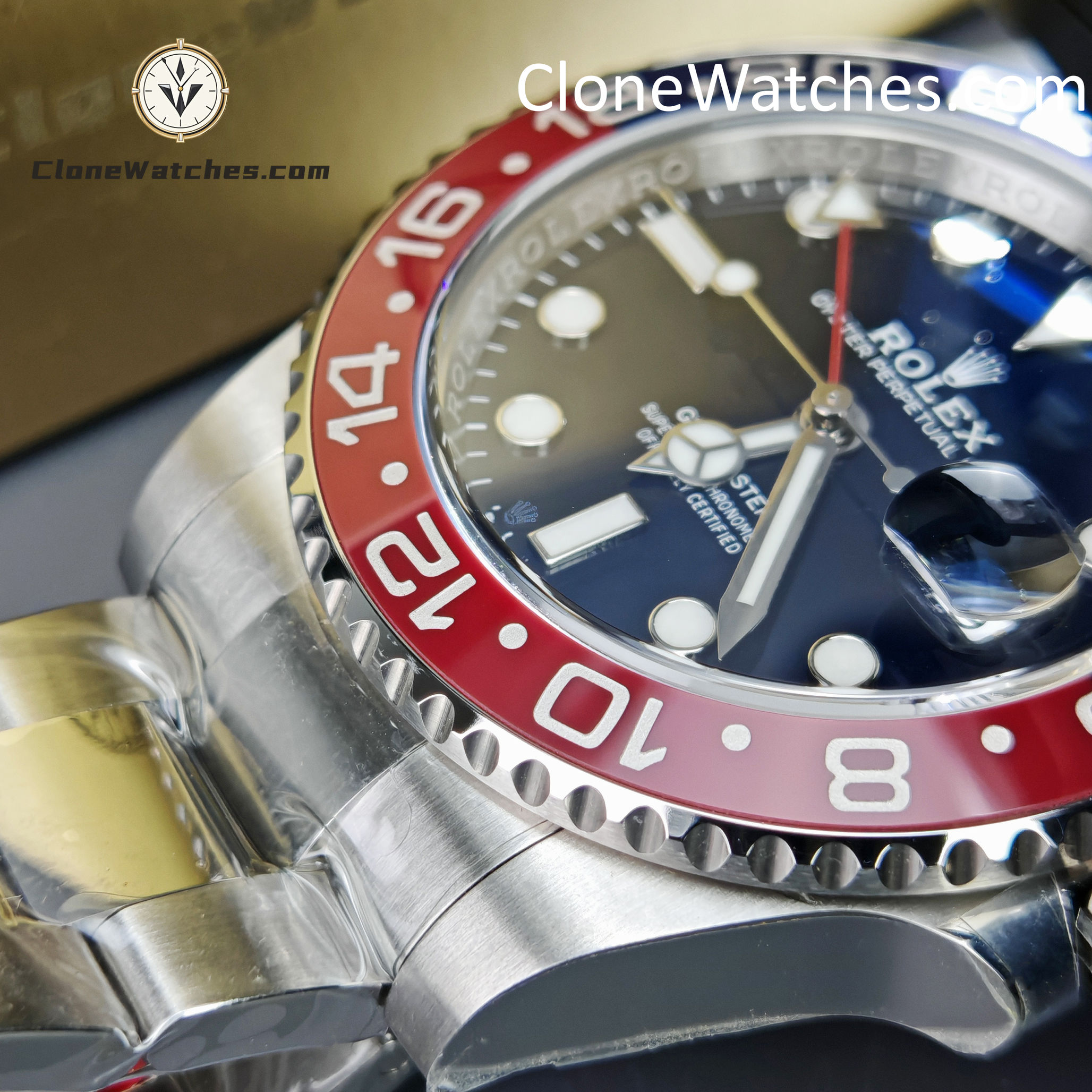Rolex Super Clone Watches 1:1 GMT Master II m126719blro-0003 Oyster 3285 Movement