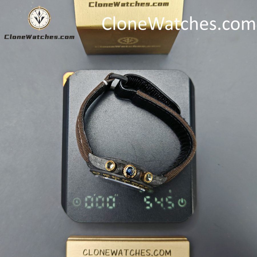 Modified Super Clone Watches 1:1 DiW Rolex Daytona Carbon Fiber DESERT EAGLE ARABIC