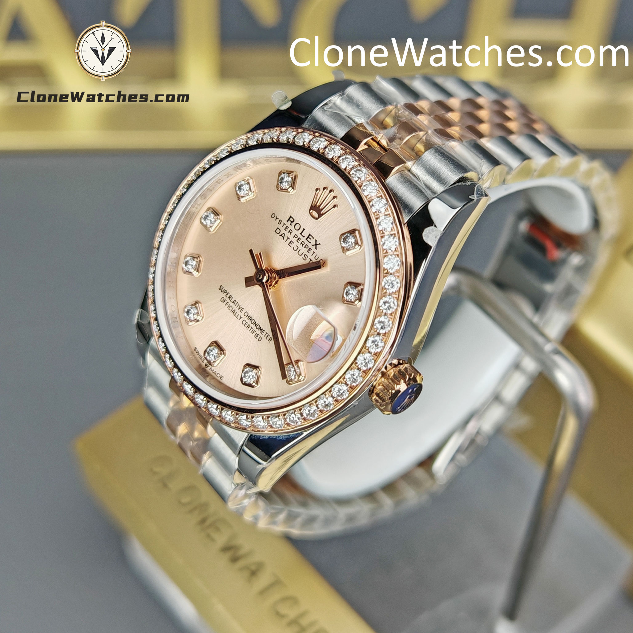 Rolex Super Clone Watches 1:1 DateJust m278381rbr-0024 Jubilee 31MM 2236 Movement