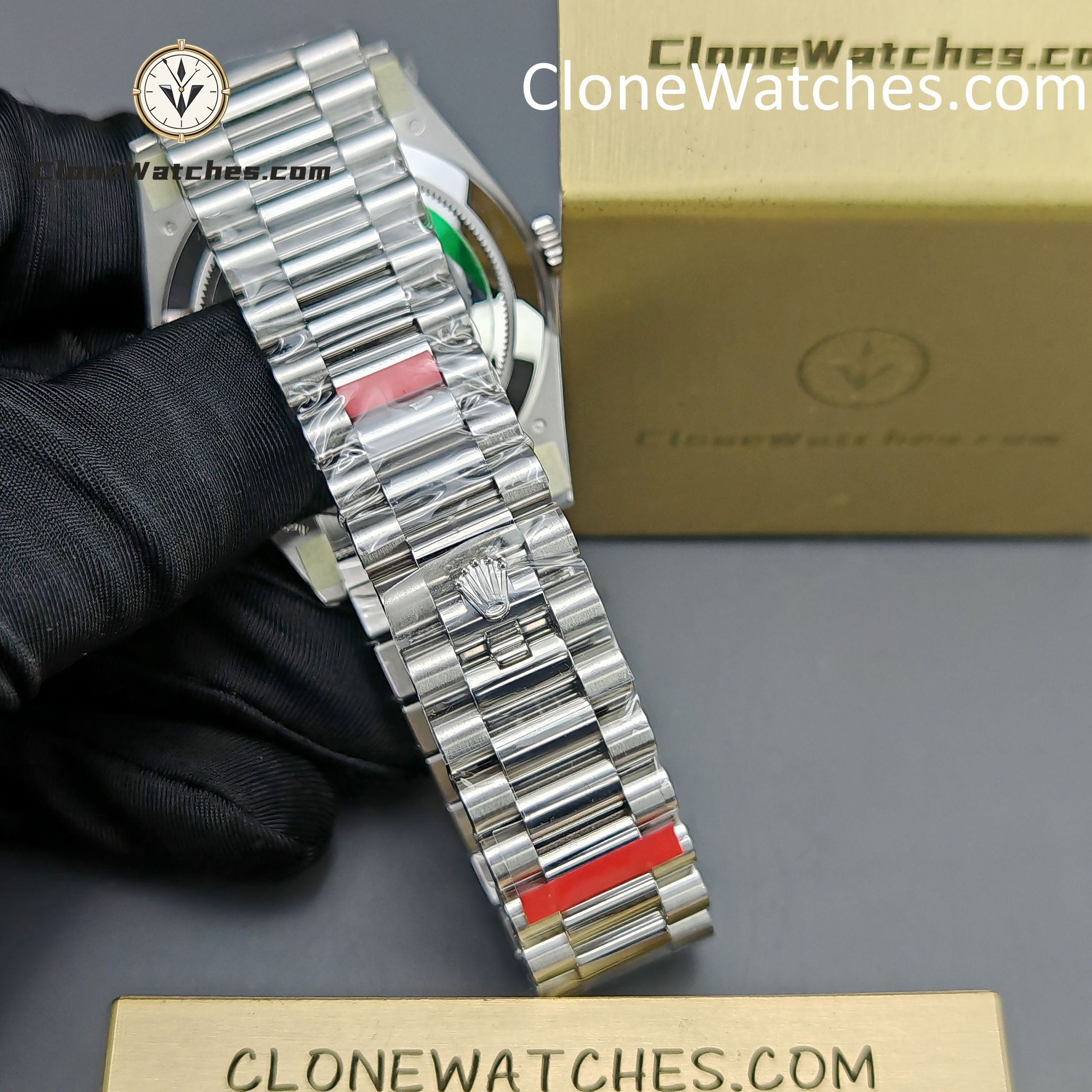 Rolex Super Clone Watches 1:1 Day Date Blue Dial 40mm m228239-0007 VSF Version 3255 Movement