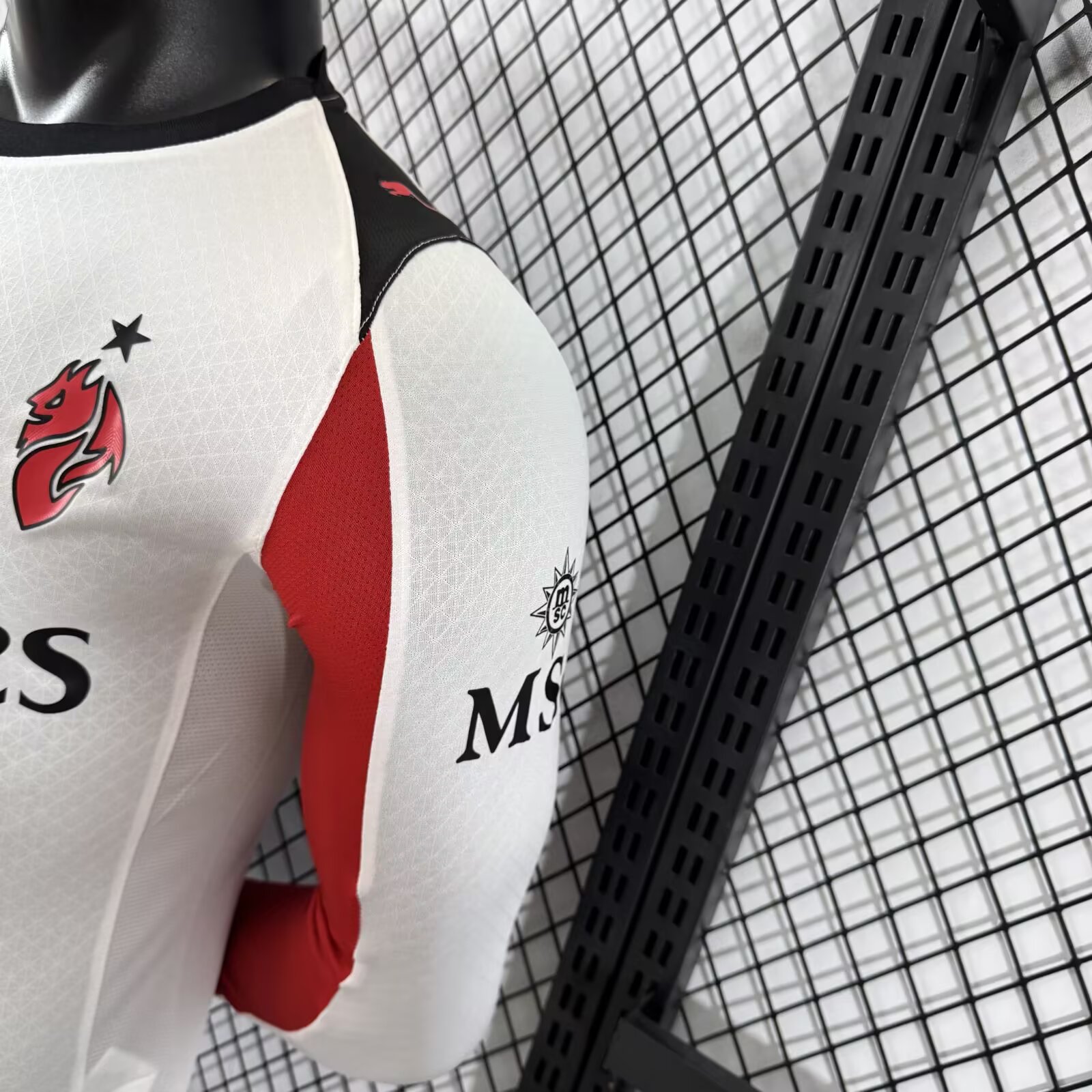 2025-26 AC Milan Away Long Sleeve Jersey - Player Edition