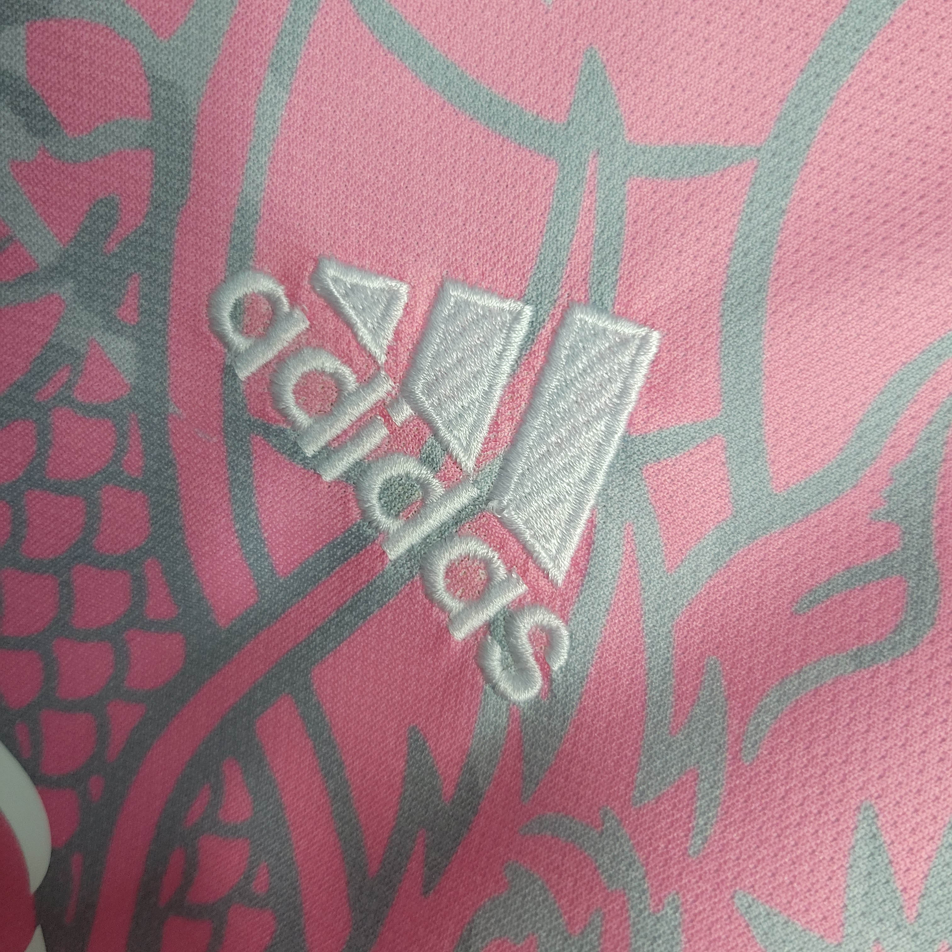2023/2024 Real Madrid Chinese Dragon Pink Football Shirt - Fans Edition