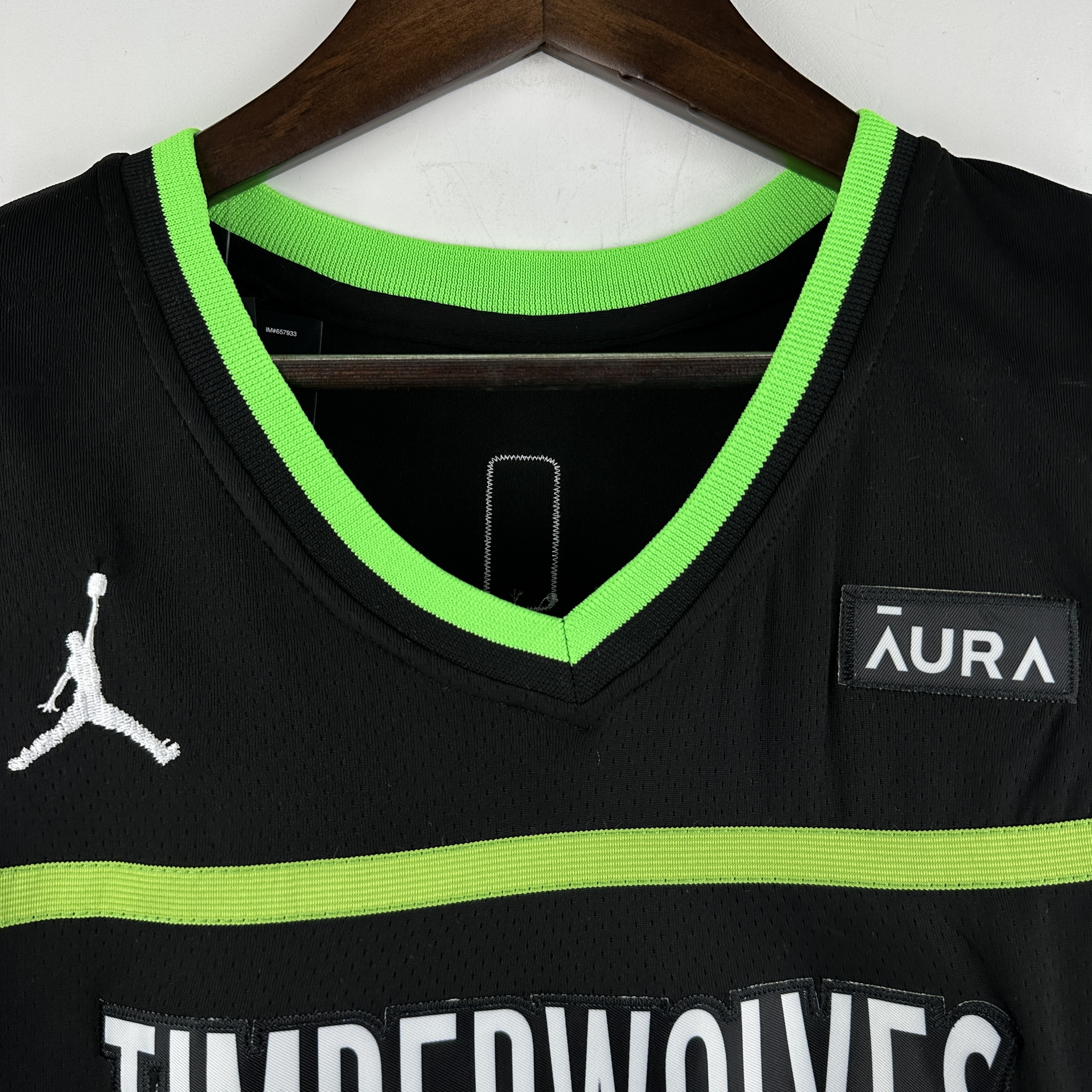 Embroidery 23rd season Timberwolves Flying Man No. 5 Edwards