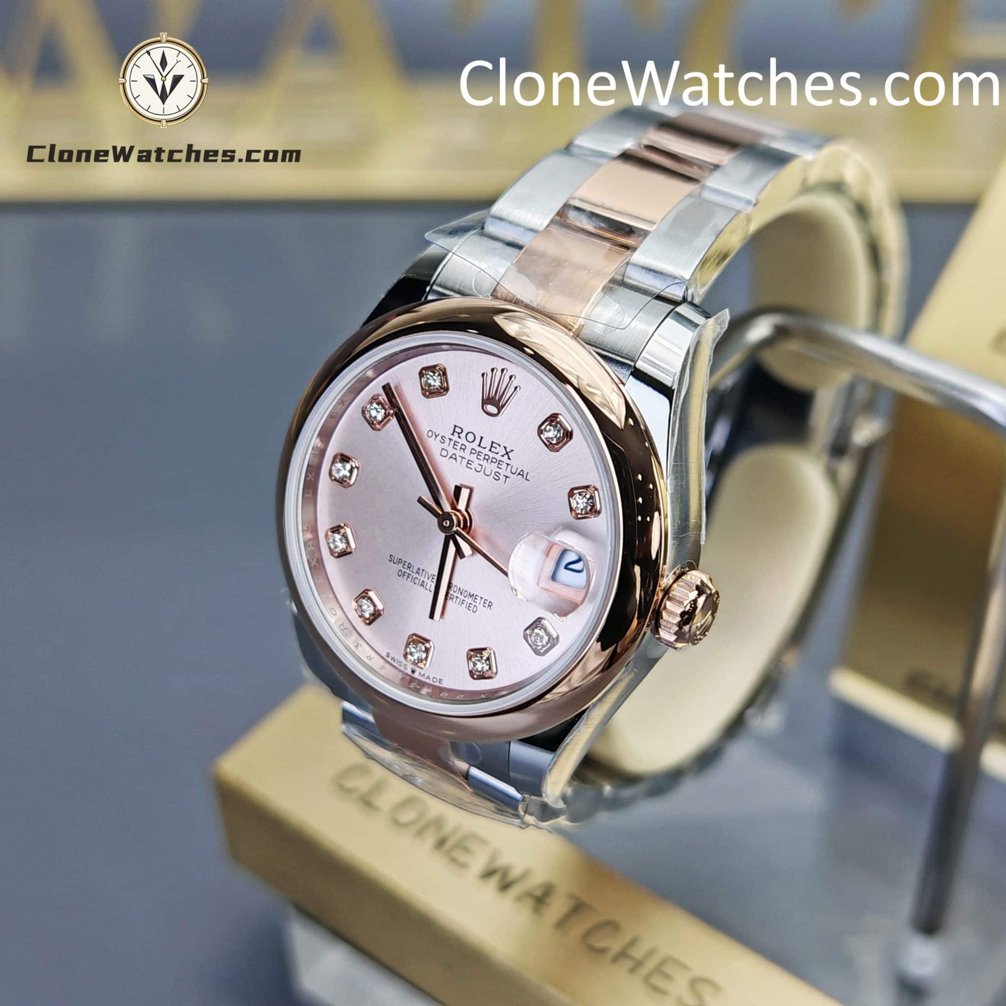 Rolex Super Clone Watches 1:1 DateJust m278241-0023 Oyster 31MM 2236 Movement
