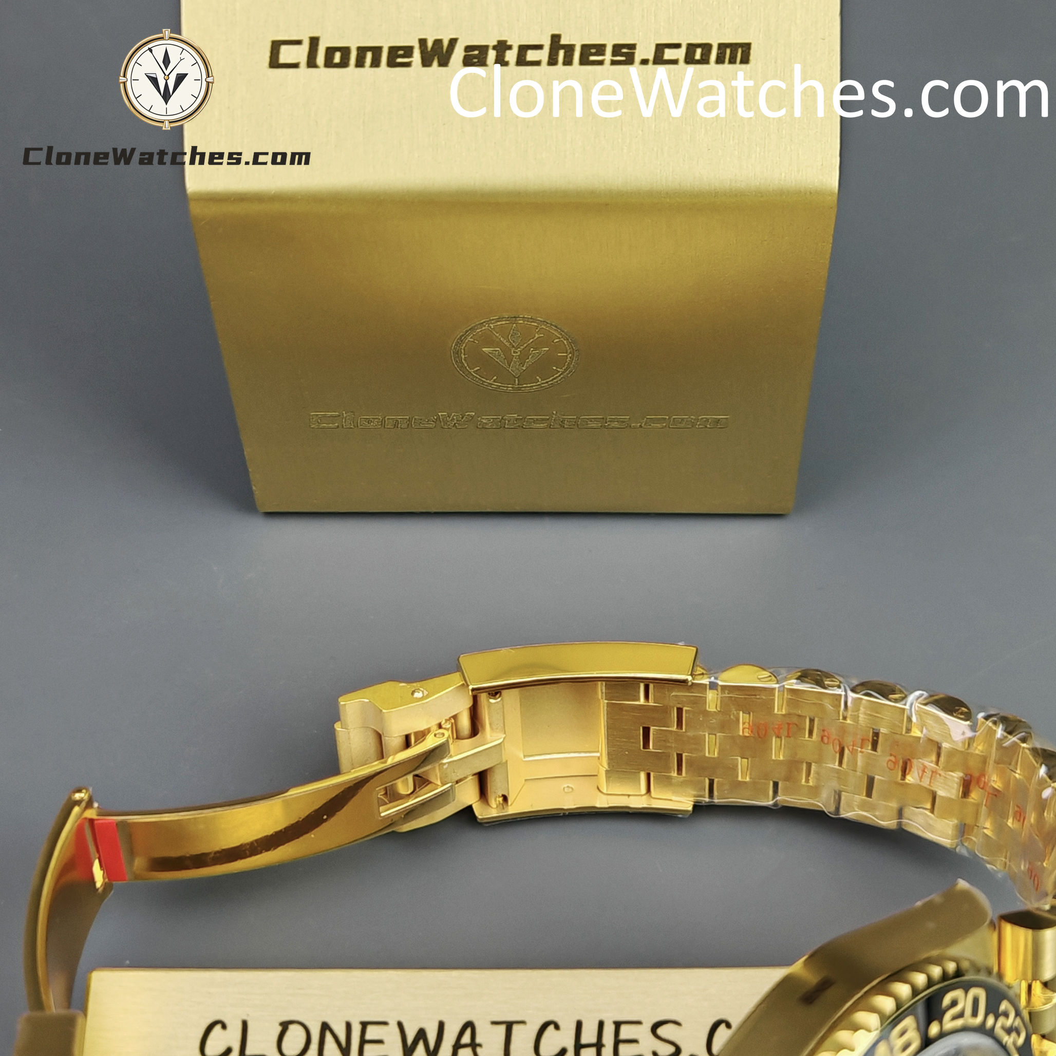 Rolex Super Clone Watches 1:1 GMT Master II 18k Gold 126718GRNR-0002 Jubilee 3285 Movement