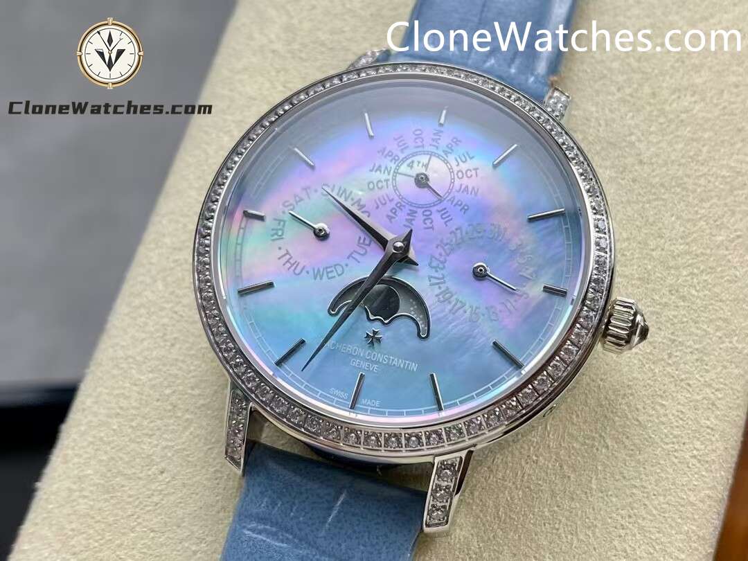 Vacheron Constantin Super Clone Watches 1:1 Traditionnelle 4305T/000G-B948 Blue Dial