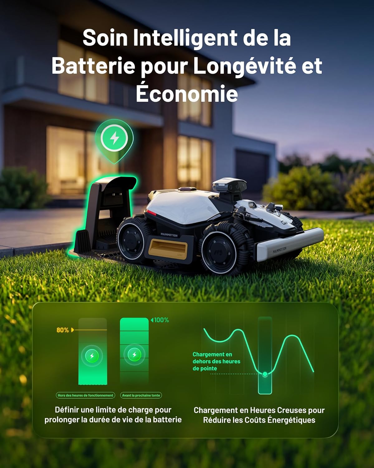 Robot tondeuse LUBA Mini 2 AWD 1000