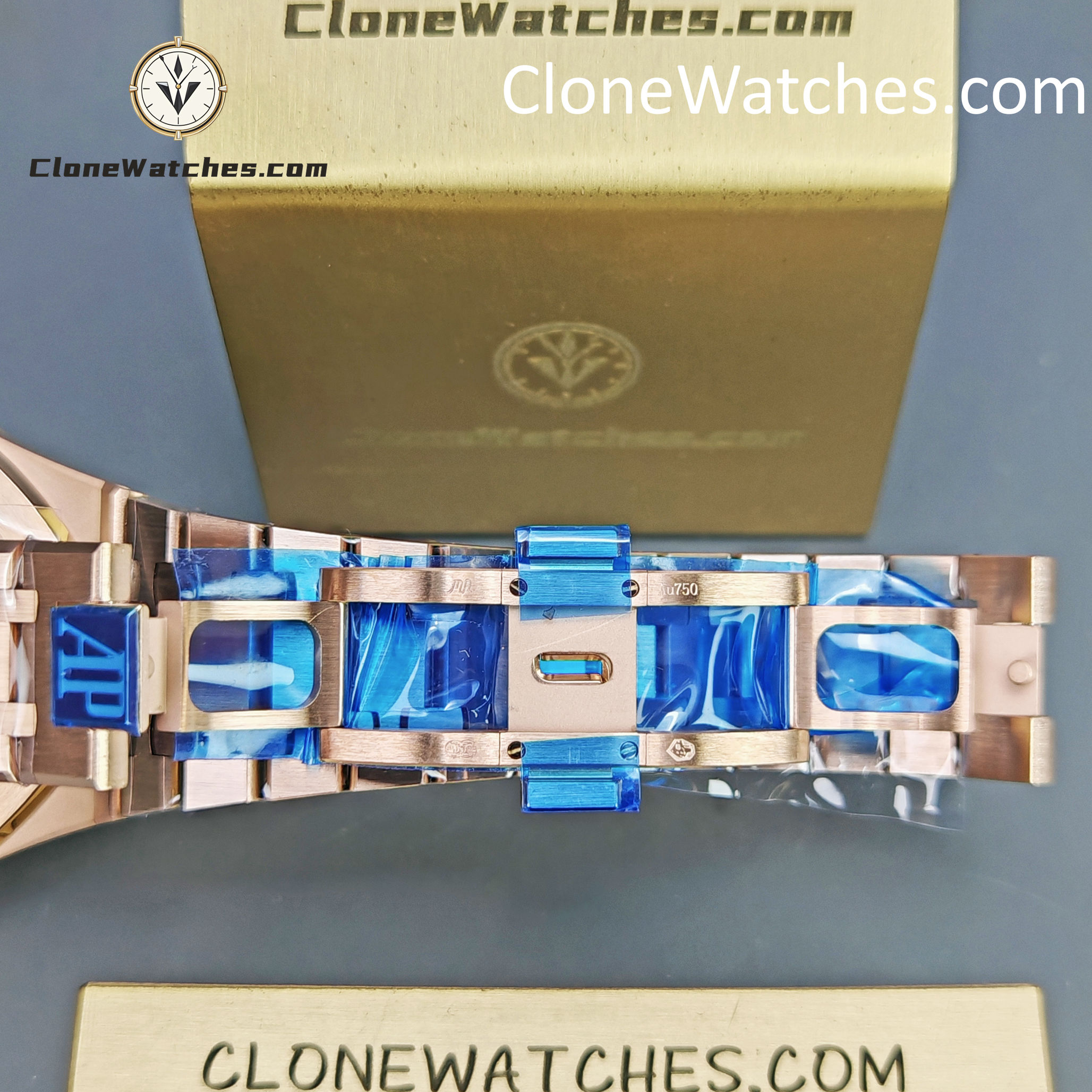 Audemars Piguet Super Clone Watches 1:1 Royal Oak Rose Gold 15500 Black Dial