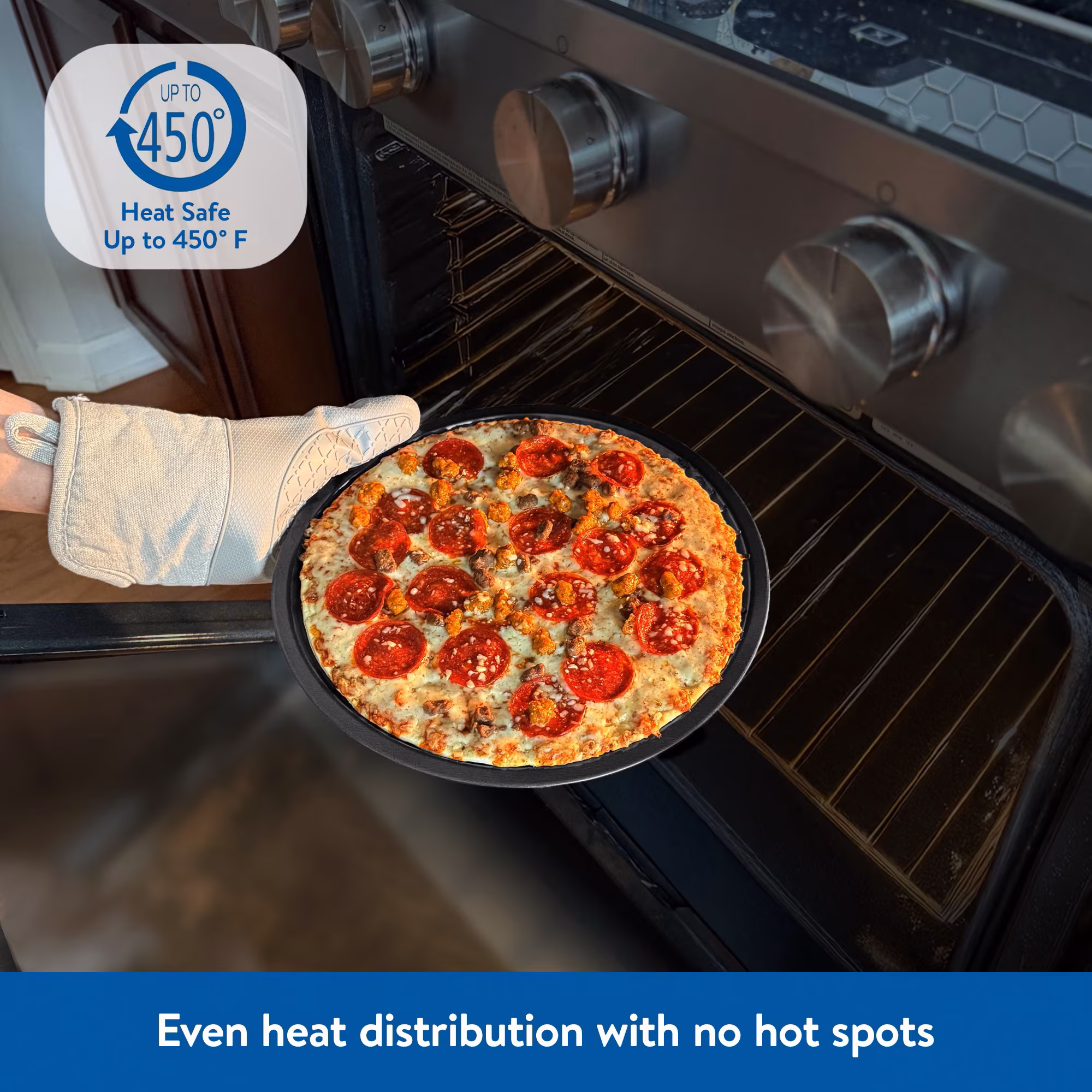 Mainstays Non-Stick 12 inch Pizza Making Set, 1 Count