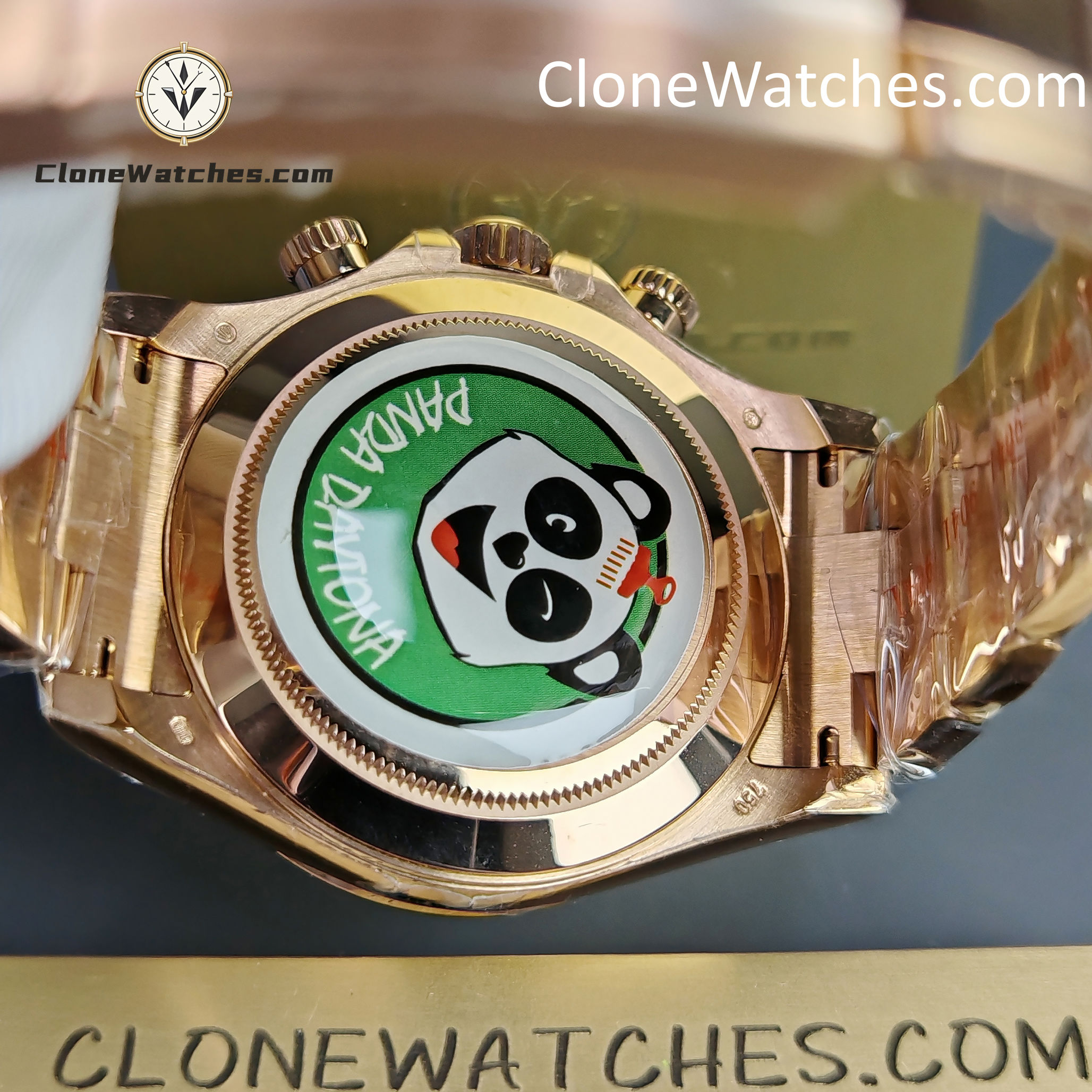 Rolex Super Clone Watches 1:1 Daytona Rose Gold Chocolate Dial m116505-0013 4130 Movement