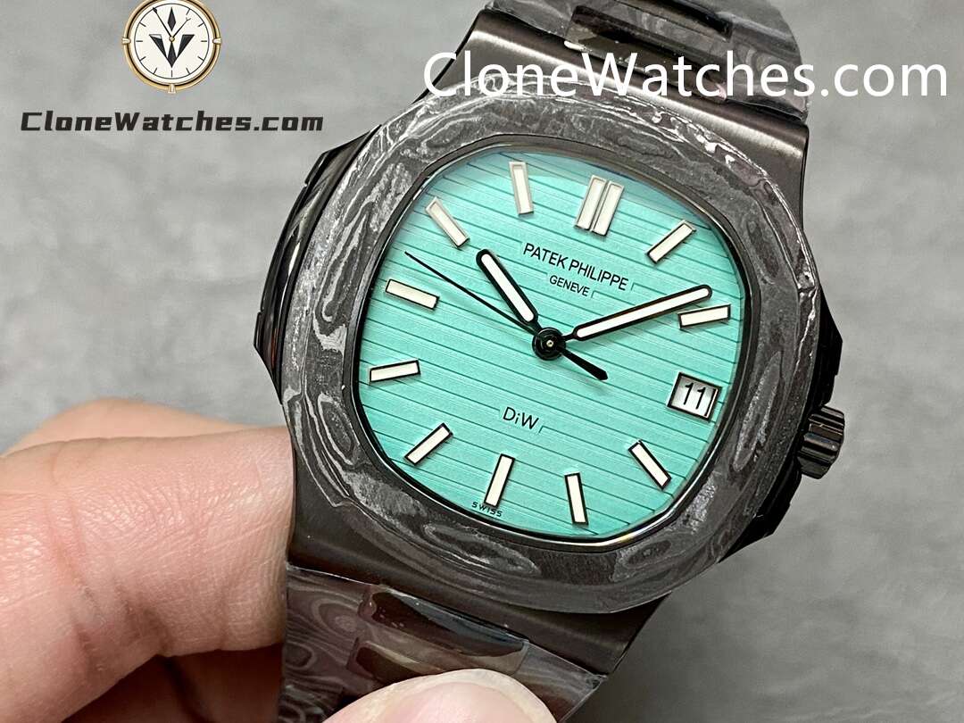 Modified Super Clone Watches 1:1 DiW Patek Philippe Nautilus 5711 “BLACK GRAIL CELESTE”