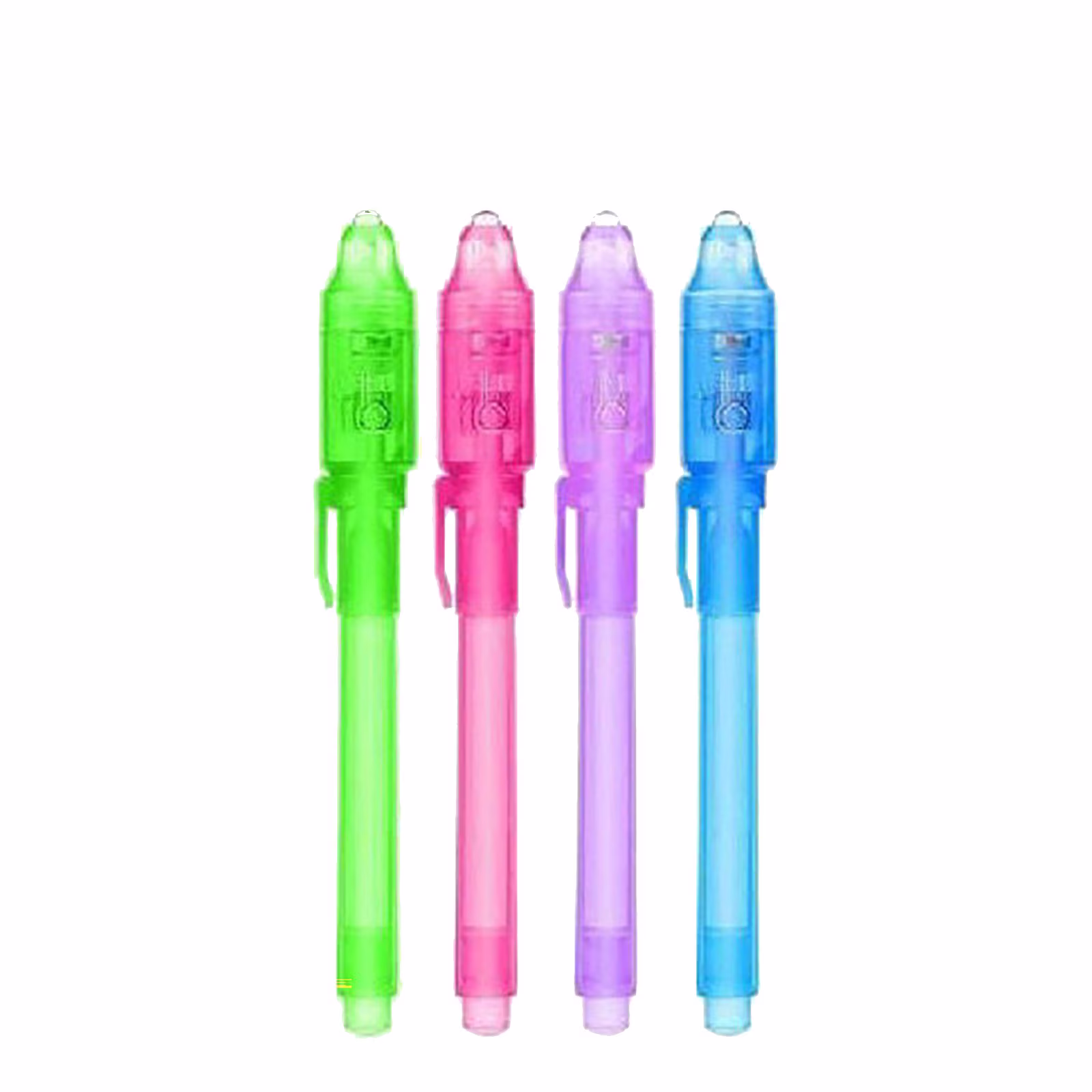 Meiiso 4 Invisible Ink Pens Set with Uv Light, Secret Message Gadget Pen Light Marker Reveals Hidden Messages, Writes On Multiple Surfaces