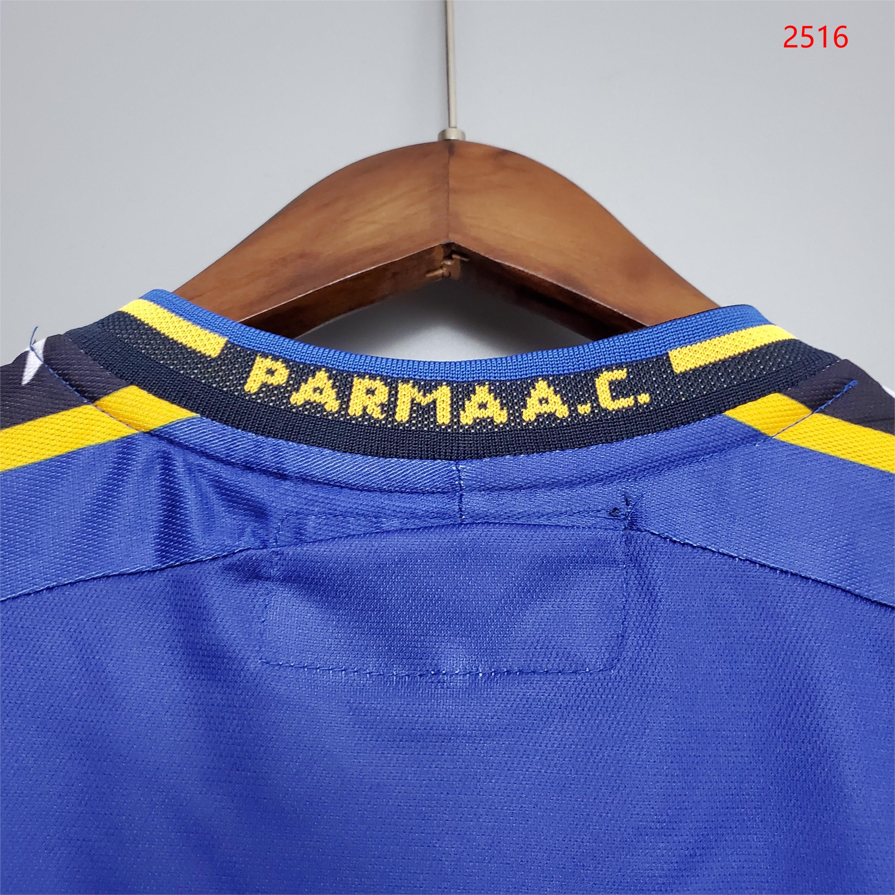 2001/02 Parma Home Retro Jersey 1:1 Thai Quality