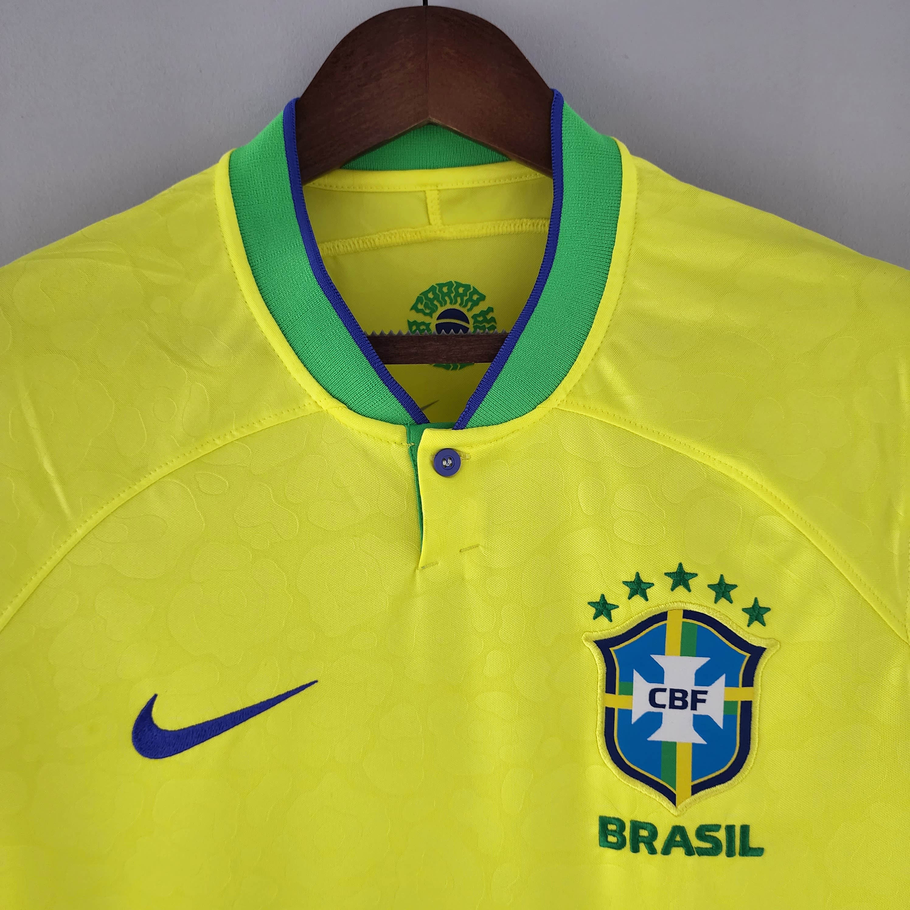 2022 World Cup Brazil Home Soccer Jersey-Fans Edition