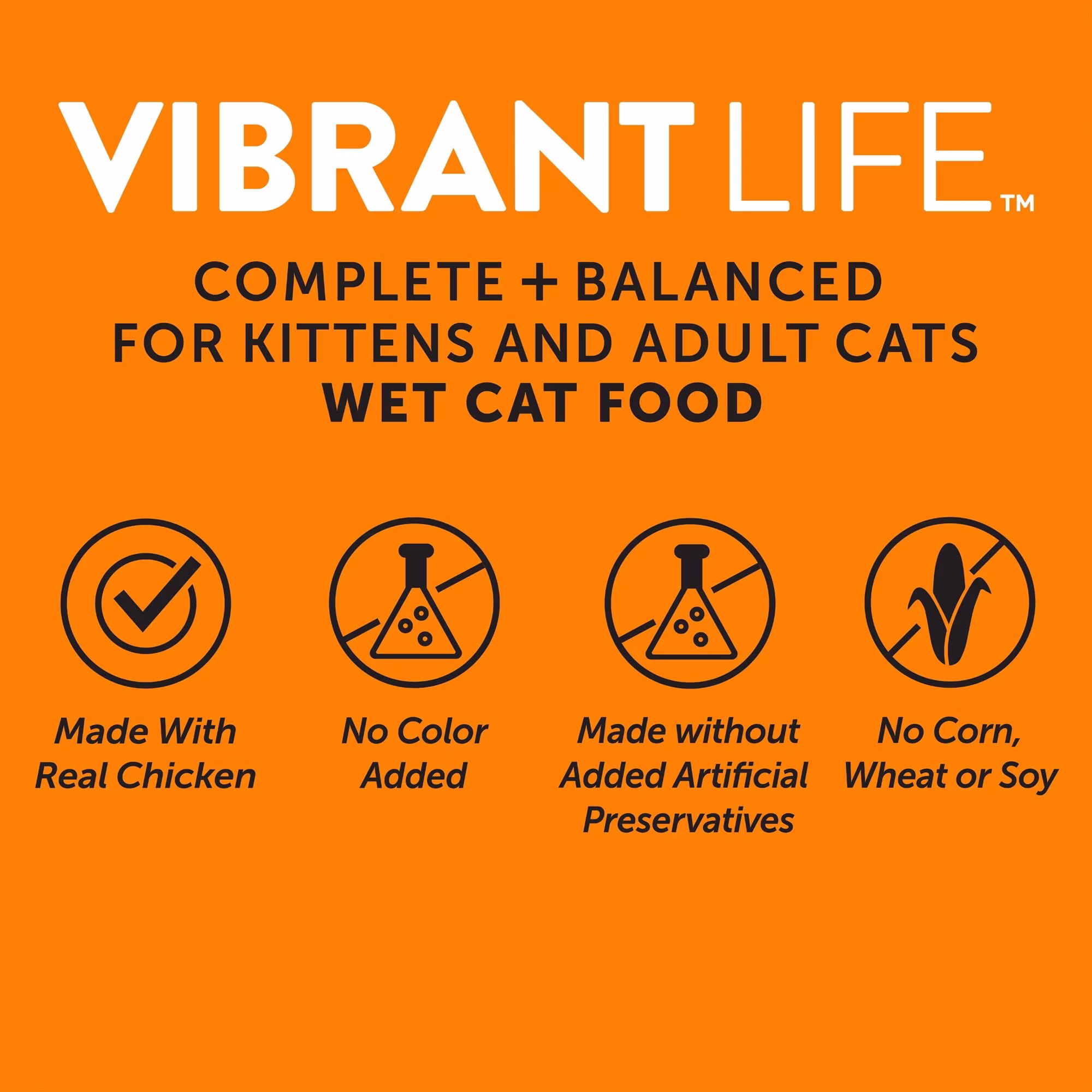 Vibrant Life Roasted Chicken Cuts in Gravy Wet Cat Food, 2.64 oz Cup