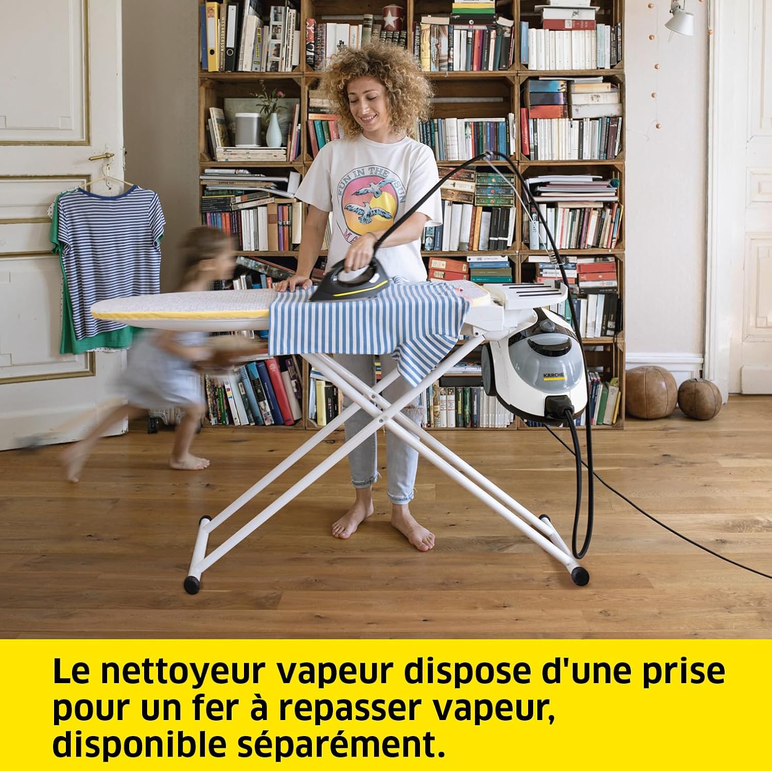 Nettoyeur vapeur SC5 EasyFix Iron Plug 42 bar préchauffage 3 min surface 150 m² réservoir 2L